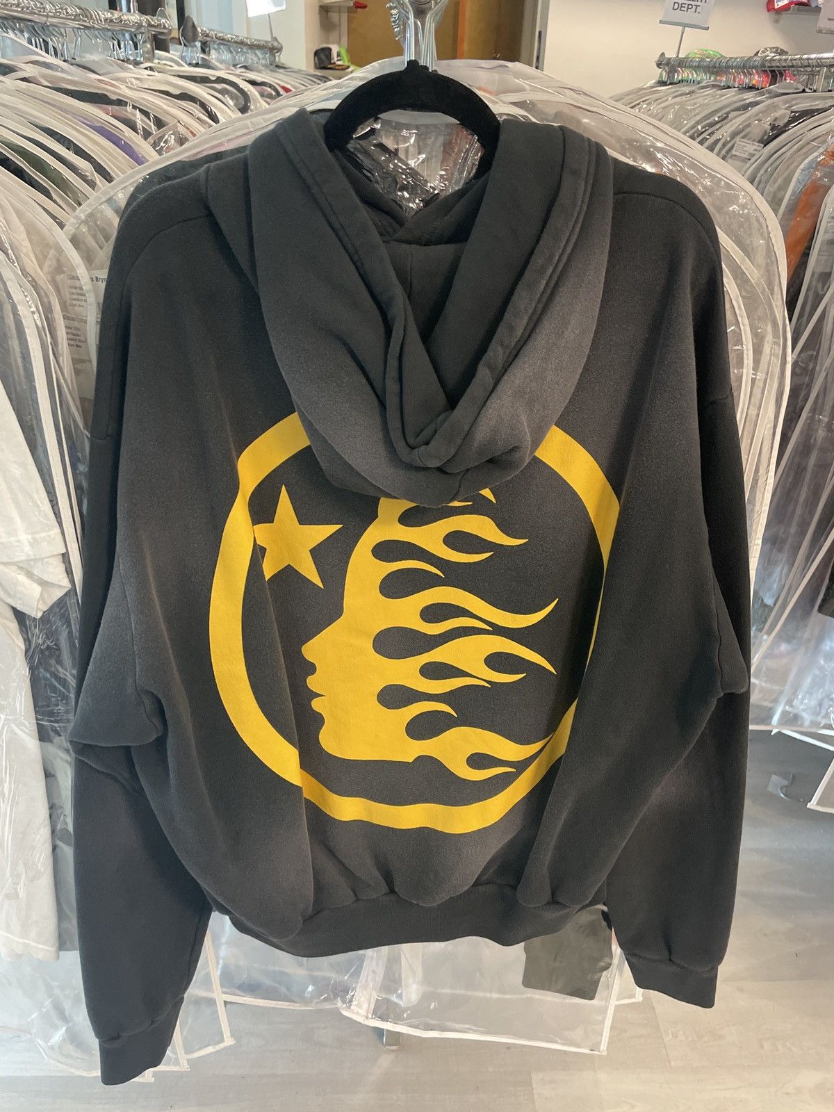 HELLSTAR Hellstar FW23 No Guts No Glory Hoodie Black M Size US M / EU 48-50 / 2 - 2 Thumbnail