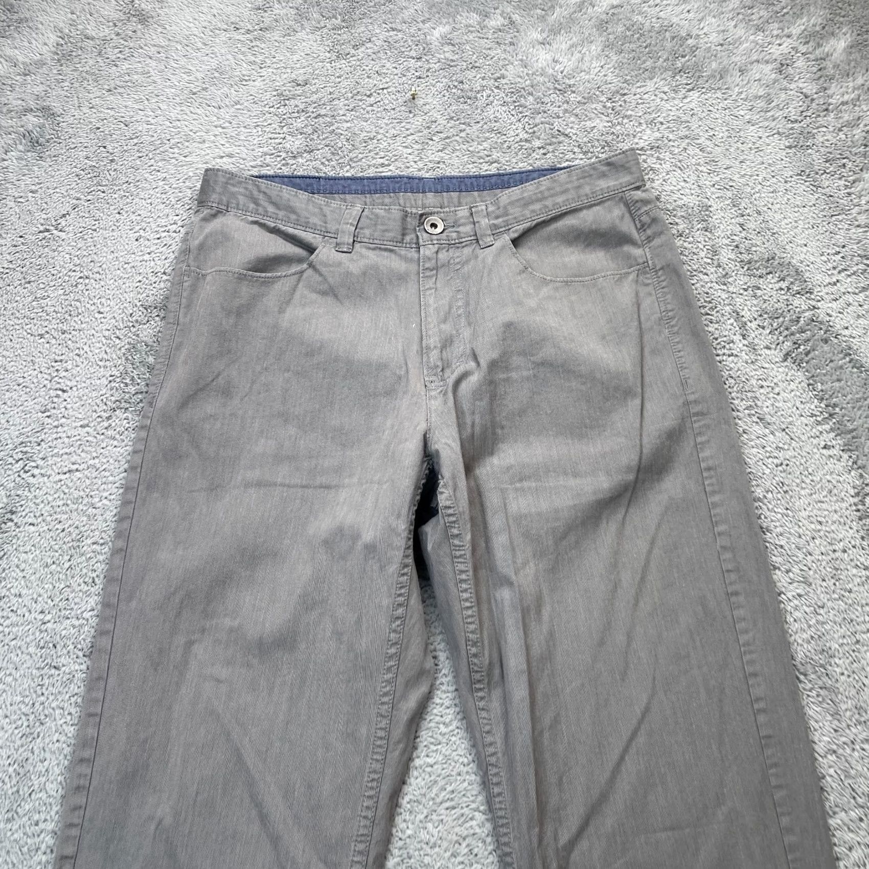 Calvin Klein Calvin Klein Pants Mens 32x30 Gray Cotton Chino Straight Leg Size US 32 / EU 48 - 5 Thumbnail