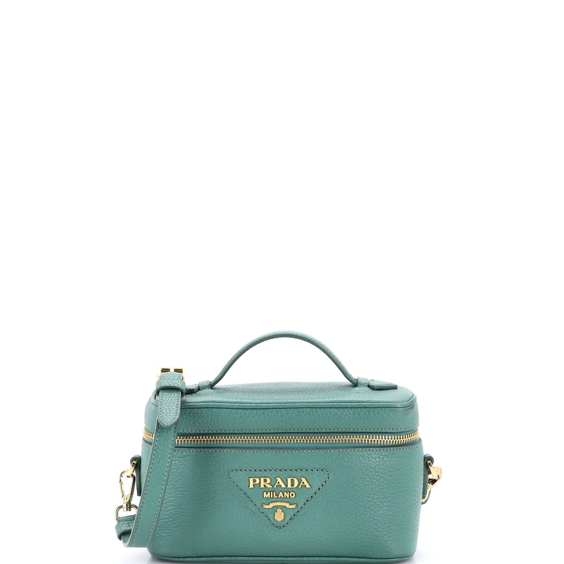 Prada Convertible Top Handle Vanity Shoulder Bag Size ONE SIZE - 1 Thumbnail
