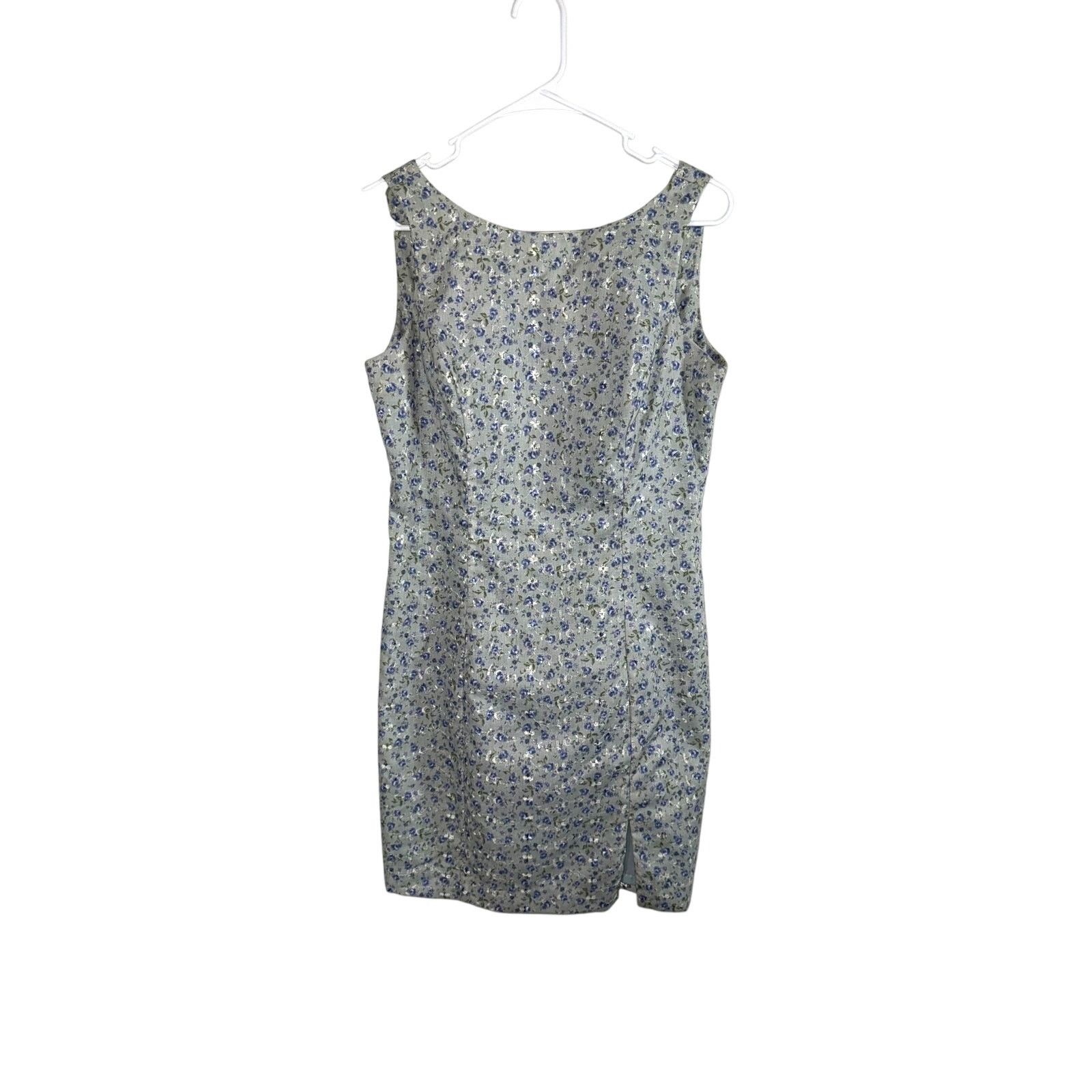 Vintage Vintage 90s Alyn Paige Floral Mini Dress Womens Size 7/8 Size M / US 6-8 / IT 42-44 - 2 Thumbnail