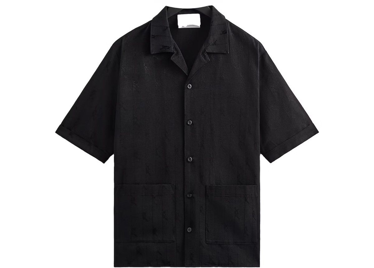 Kith Kith Jacquard Faille Reade Shirt SS23 Black Monogram Large Size US L / EU 52-54 / 3 - 1 Thumbnail