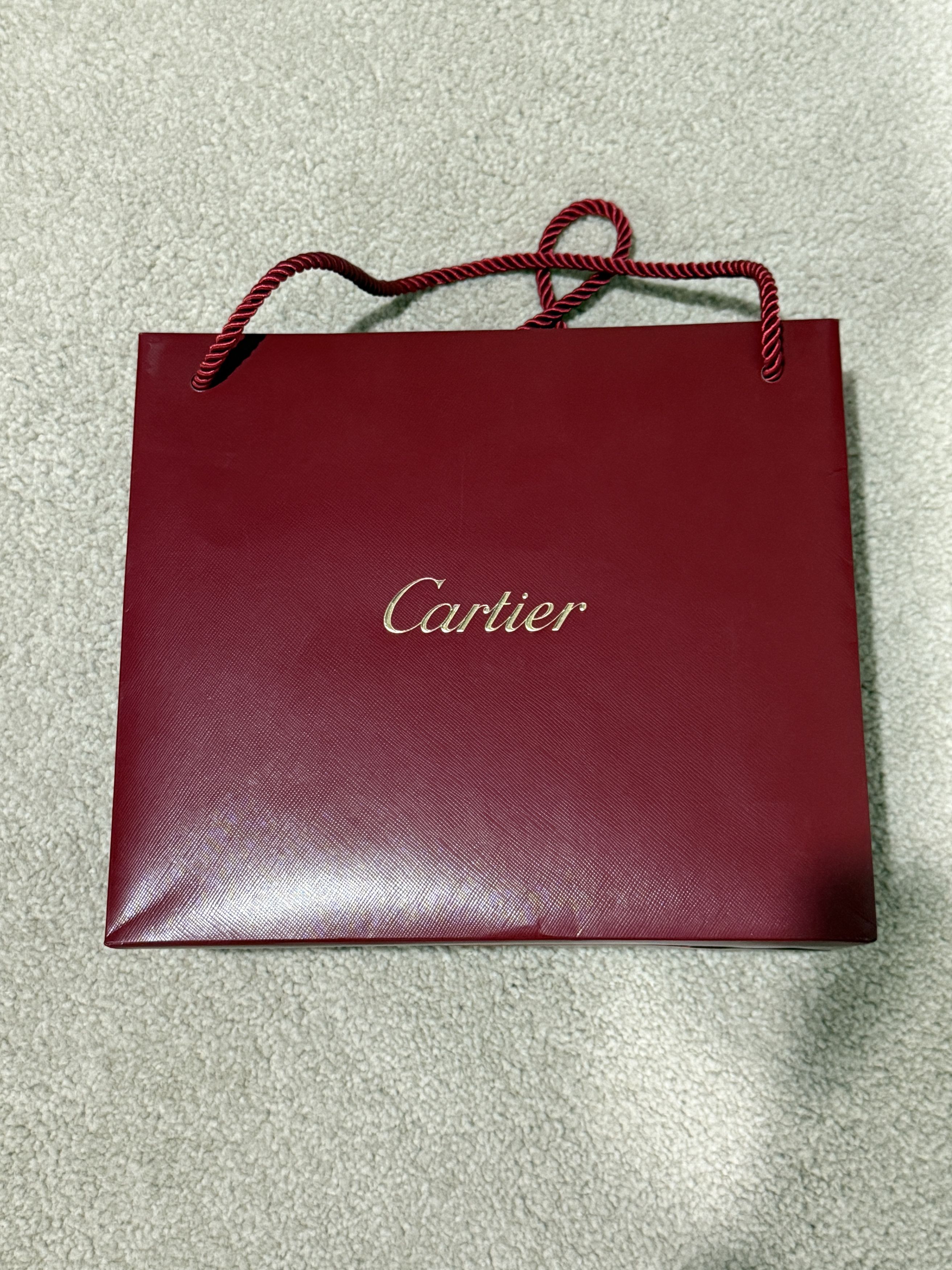 Cartier Authentic Small Cartier Red Paper Shopping Gift Bag Size ONE SIZE - 1 Thumbnail