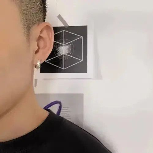VIBE Retro punk earrings （1pairs） Size ONE SIZE - 2 Thumbnail