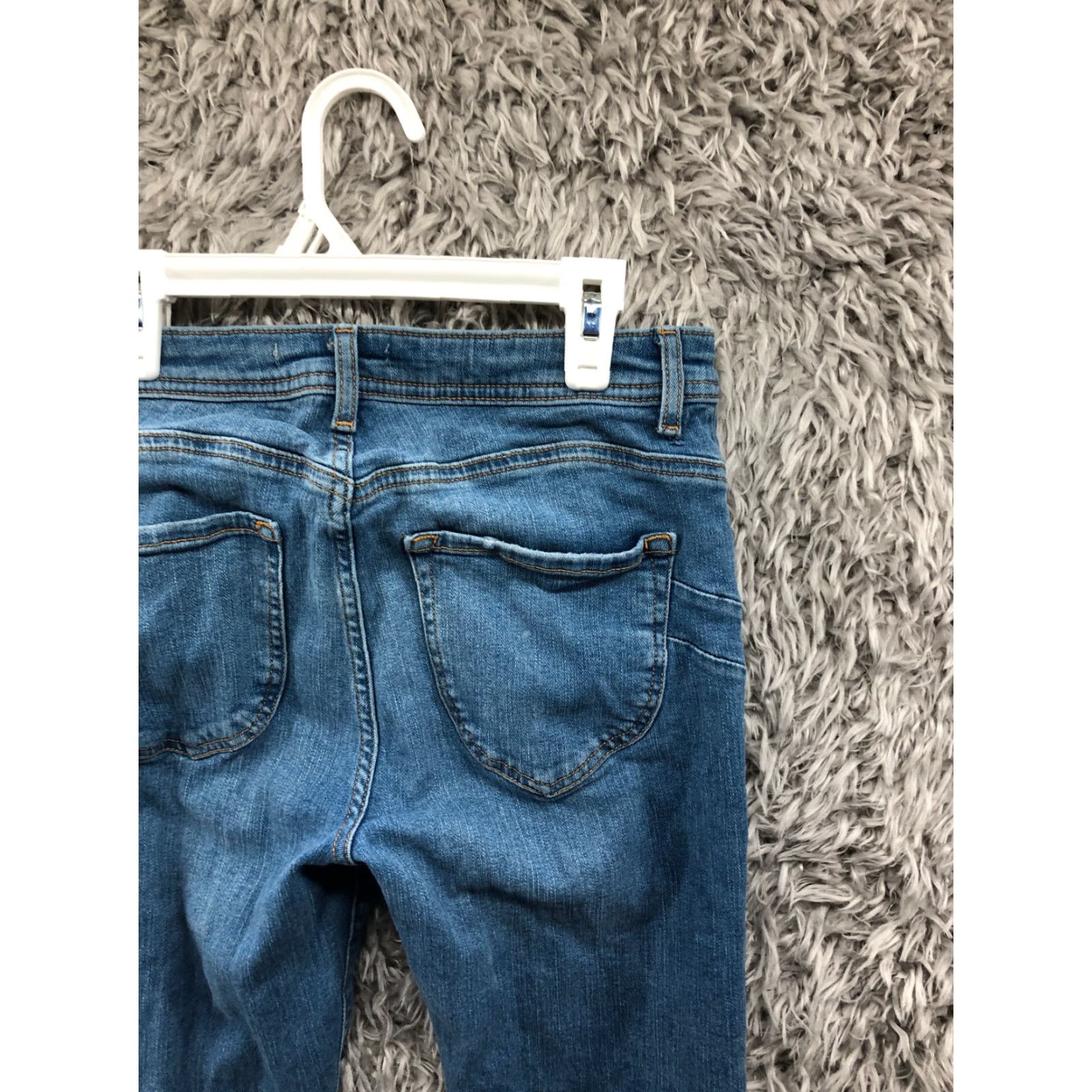 Forever 21 Forever 21 Pushup Jeans Size 27 Womens Mid Rise Dark Wash Blue Denim Size 27" / US 4 / IT 40 - 6 Thumbnail