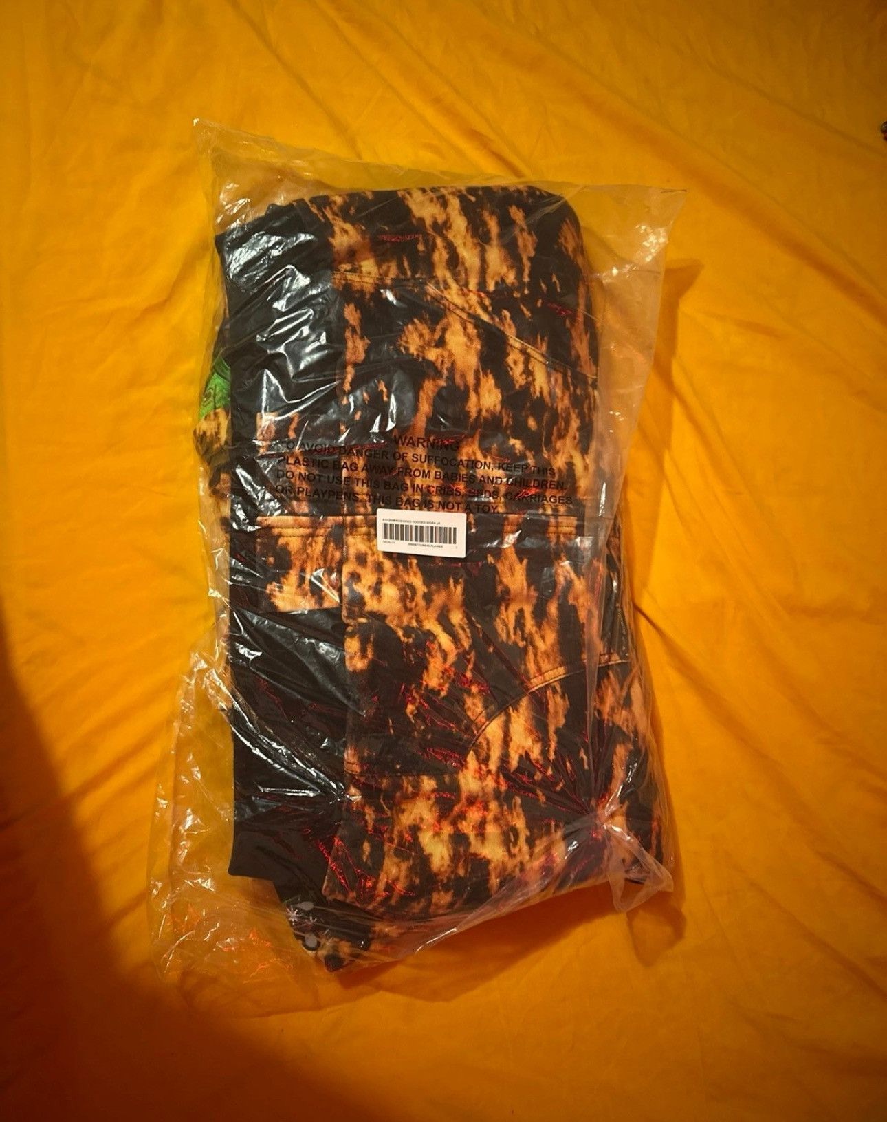supreme aoi embroidered flames work jacket