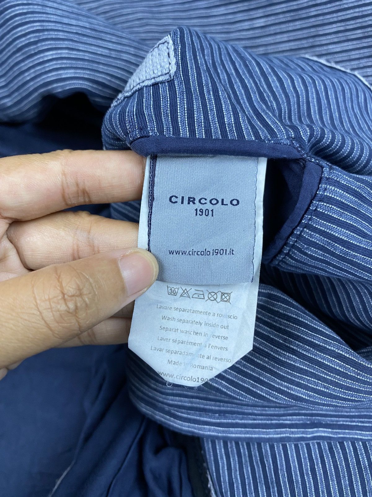 Circolo 1901 Vintage Circolo 1901 Tailored Stripes Blazer Size US M / EU 48-50 / 2 - 10 Thumbnail