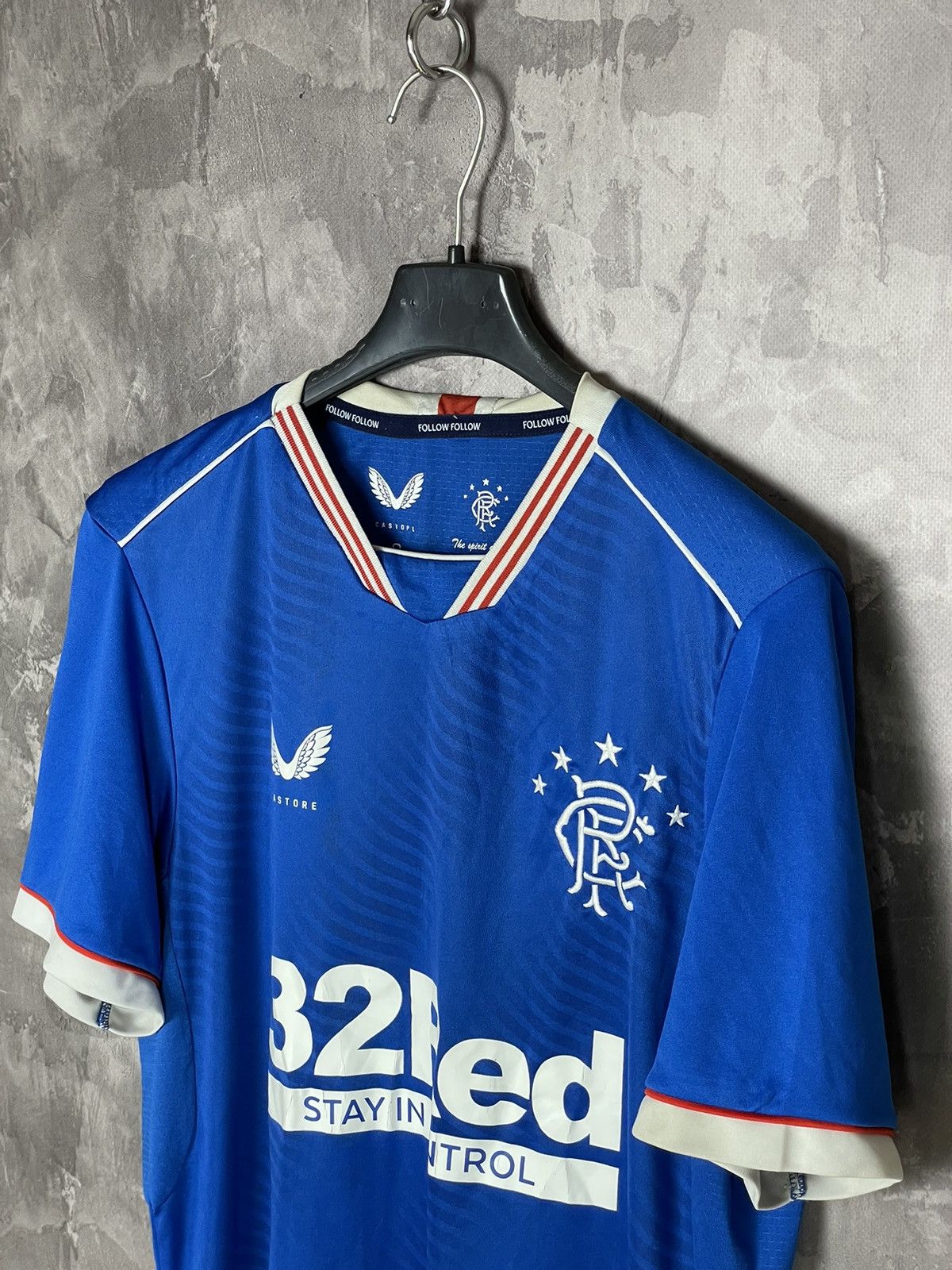 Vintage Rangers Glasgow Castore Blue Rare Soccer Jersey Size US S / EU 44-46 / 1 - 7 Thumbnail