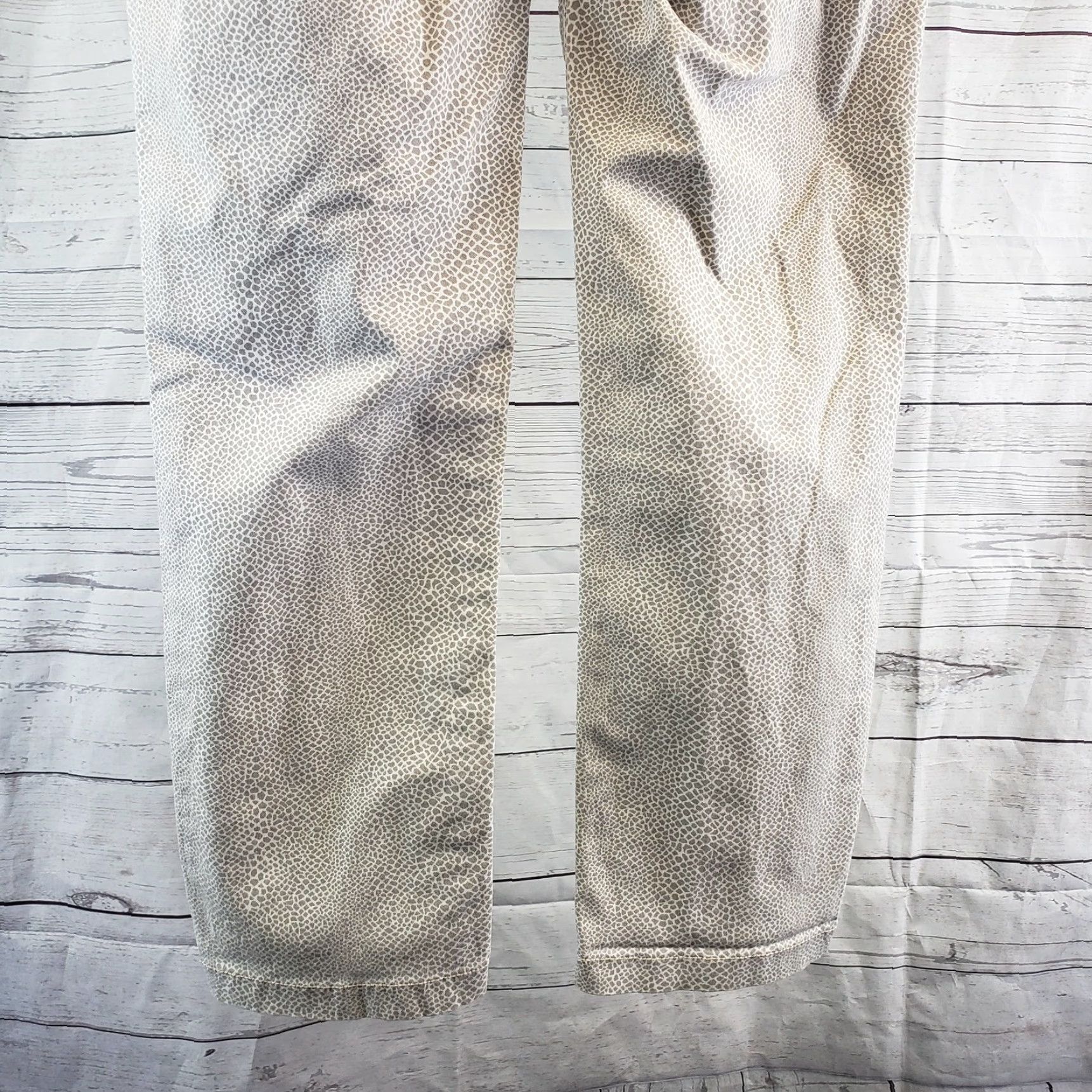 NYDJ NYDJ Jeans Womens Sz 6 Gray Printed Straight Leg Ankle Mid Rise Size 28" / US 6 / IT 42 - 5 Thumbnail