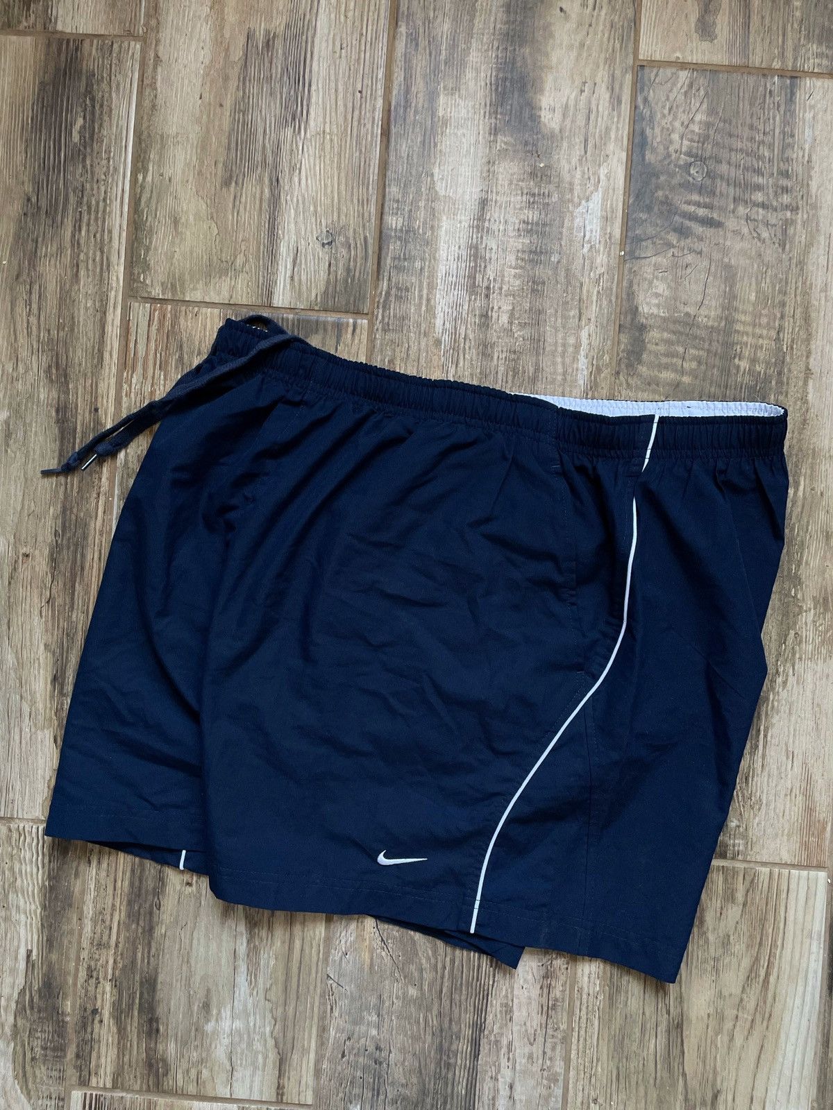Nike × Vintage Vintage Nike Y2K Striped Nylon Shorts Size US 38 / EU 54 - 6 Thumbnail