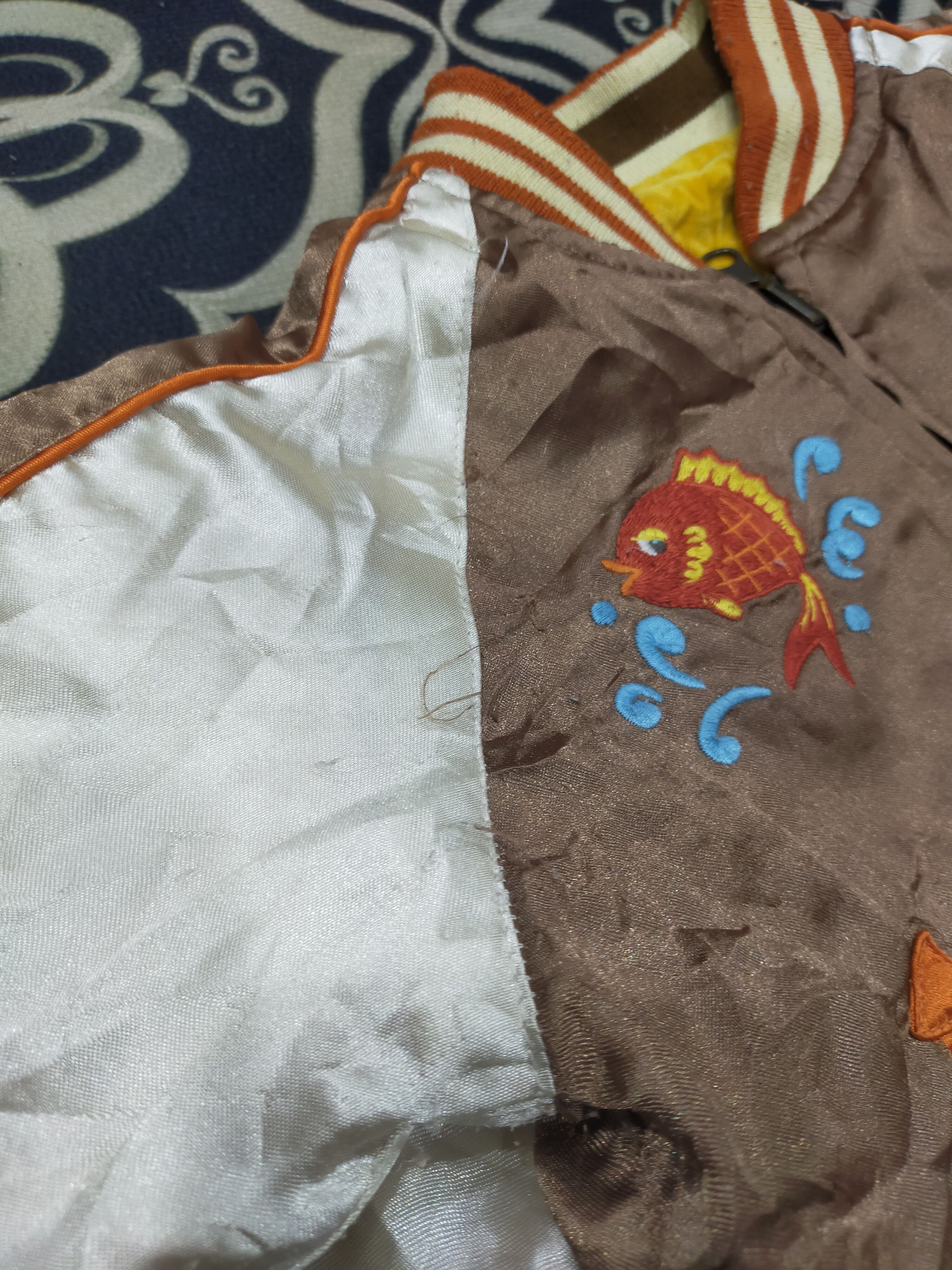 Beauty Beast × Japanese Brand Vintage Riversible Sukajan Japan For Kid Size US XXS / EU 40 - 12 Thumbnail
