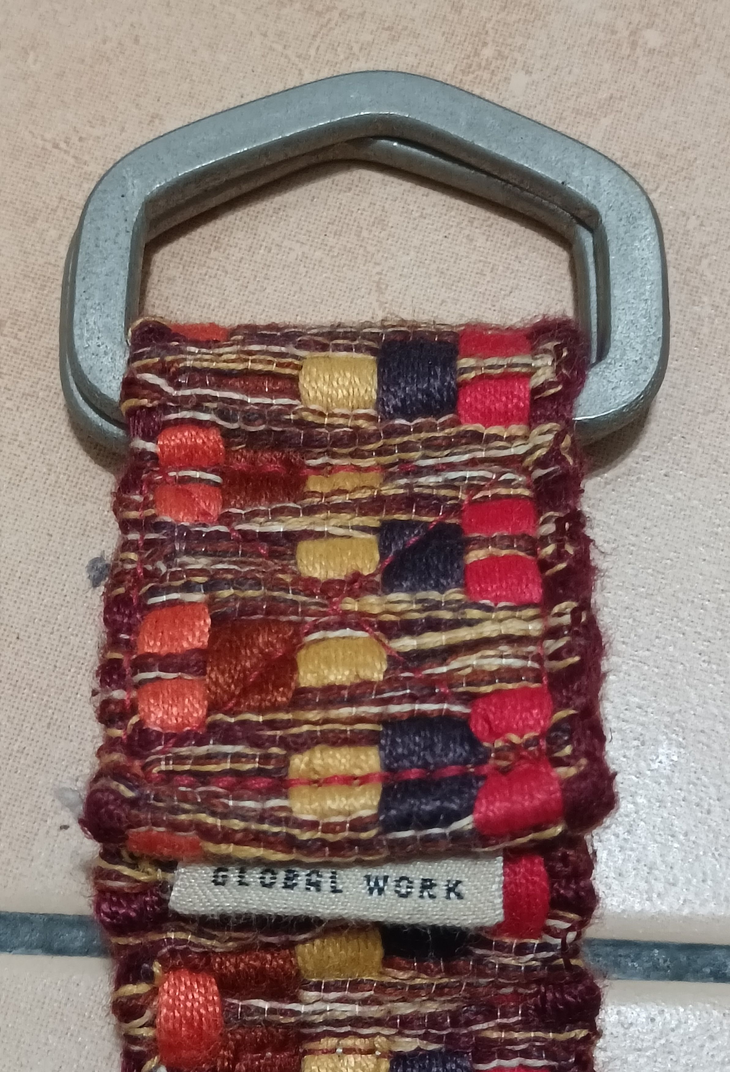 Global Work 90s Gavaert bandweverij webcomb belt Size ONE SIZE - 2 Thumbnail