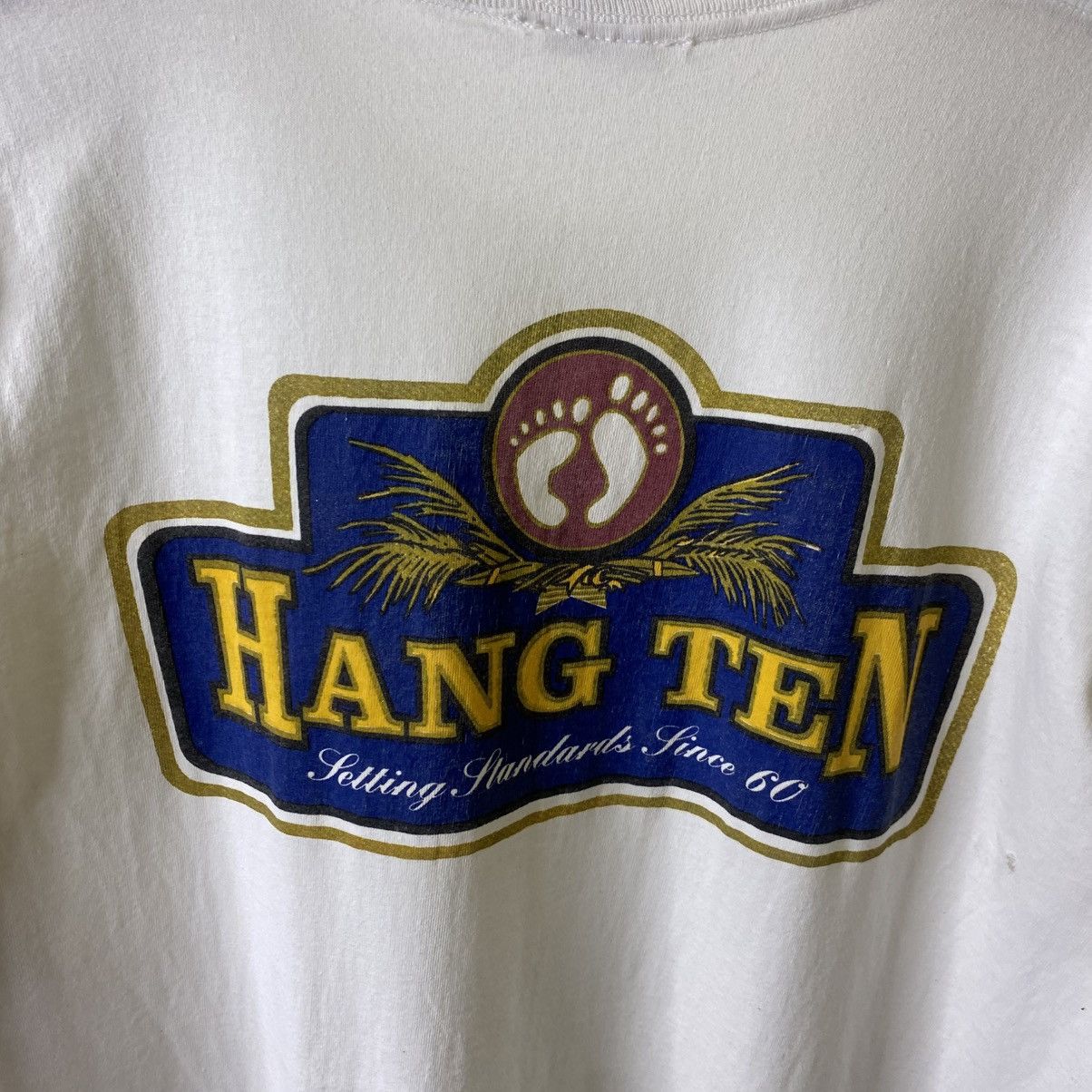 Hang Ten Vintage 1990s Hang Ten Surf T Shirt Size US XXL / EU 58 / 5 - 2 Thumbnail