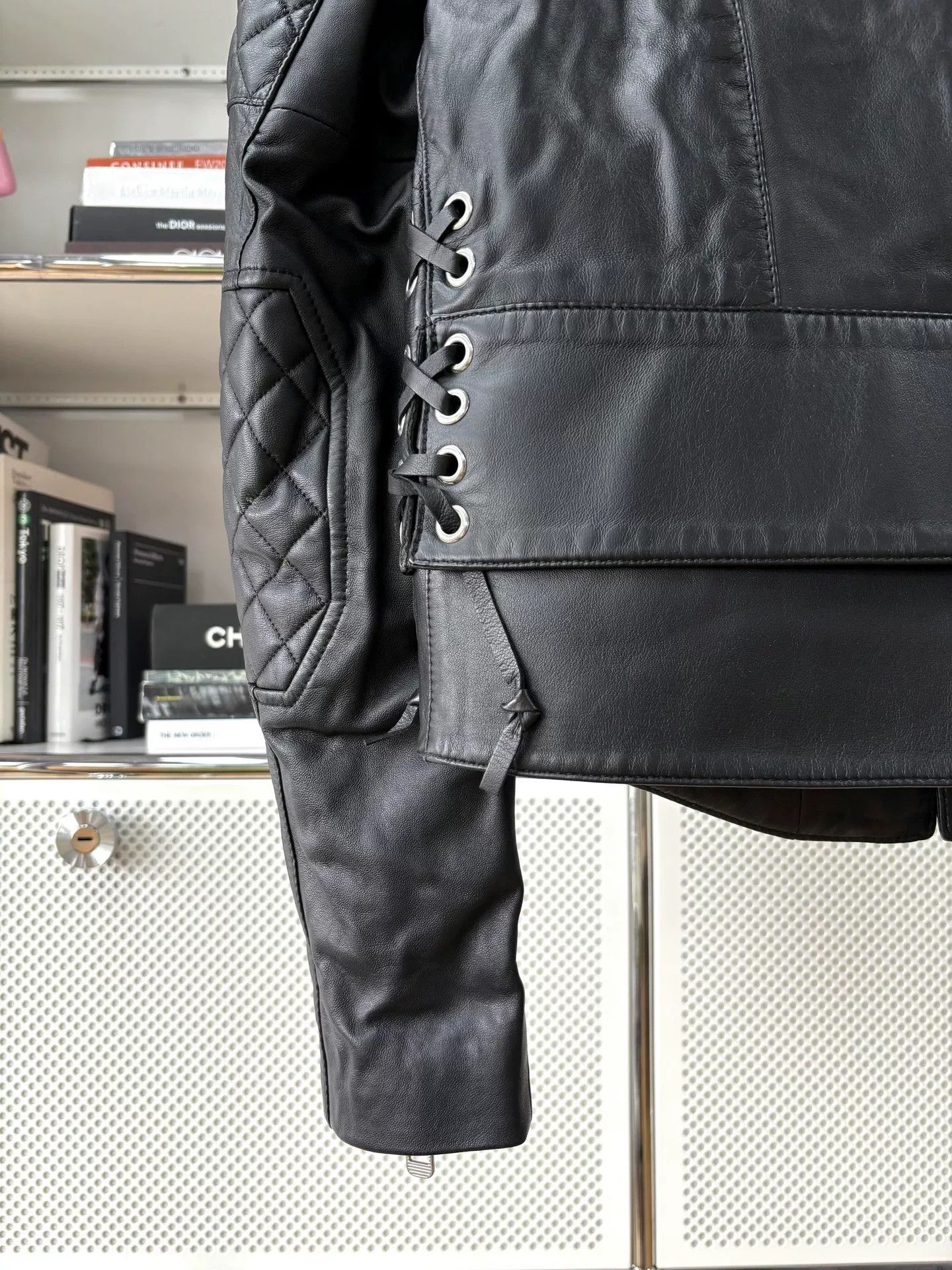 Balenciaga Balenciaga Quilted Leather Biker Jacket Size XS / US 0-2 / IT 36-38 - 7 Thumbnail