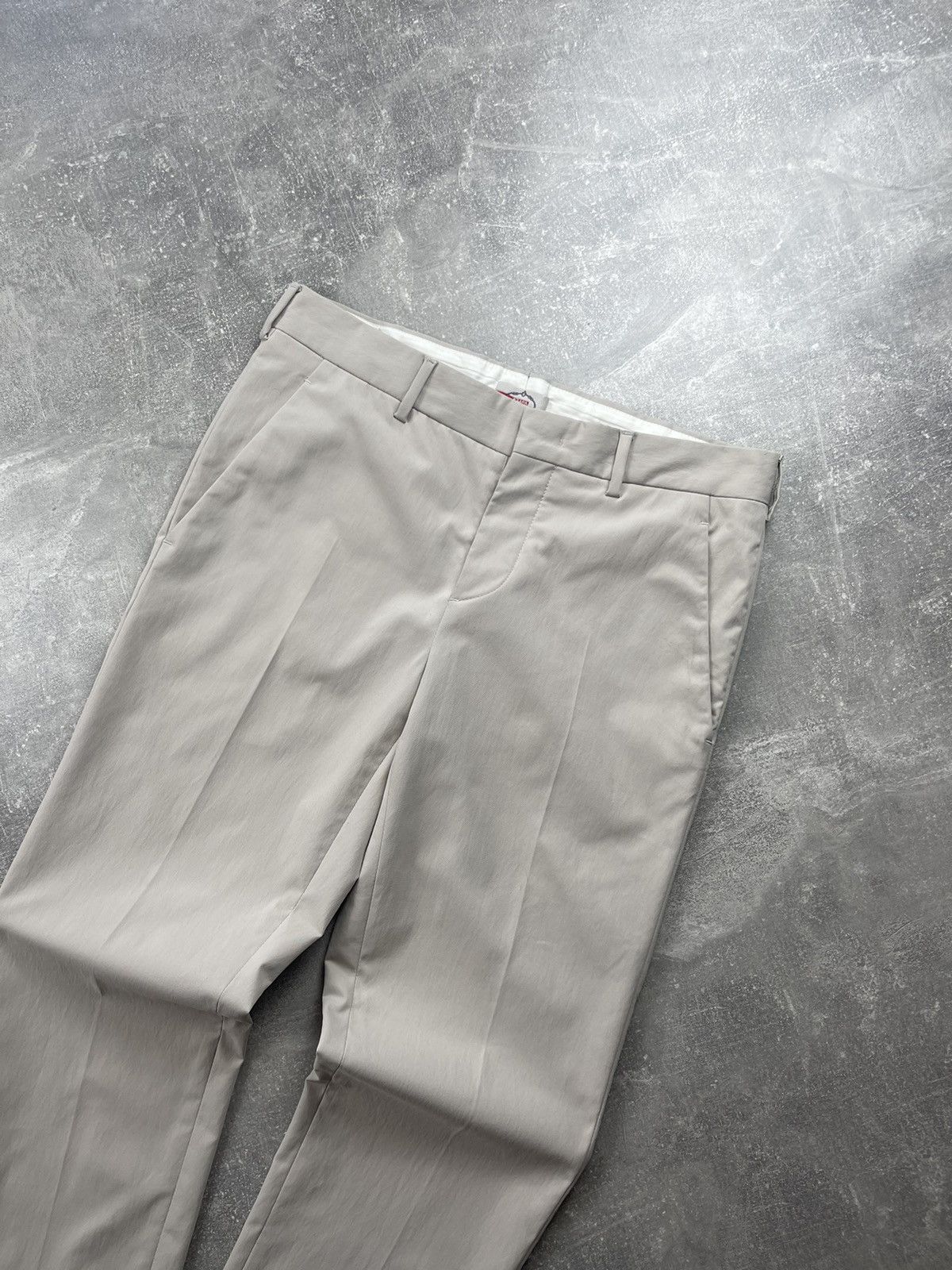 Prada Prada Milano Women’s Pants Beige Slim Fit Cropped Trousers Size 30" / US 8 / IT 44 - 9 Thumbnail