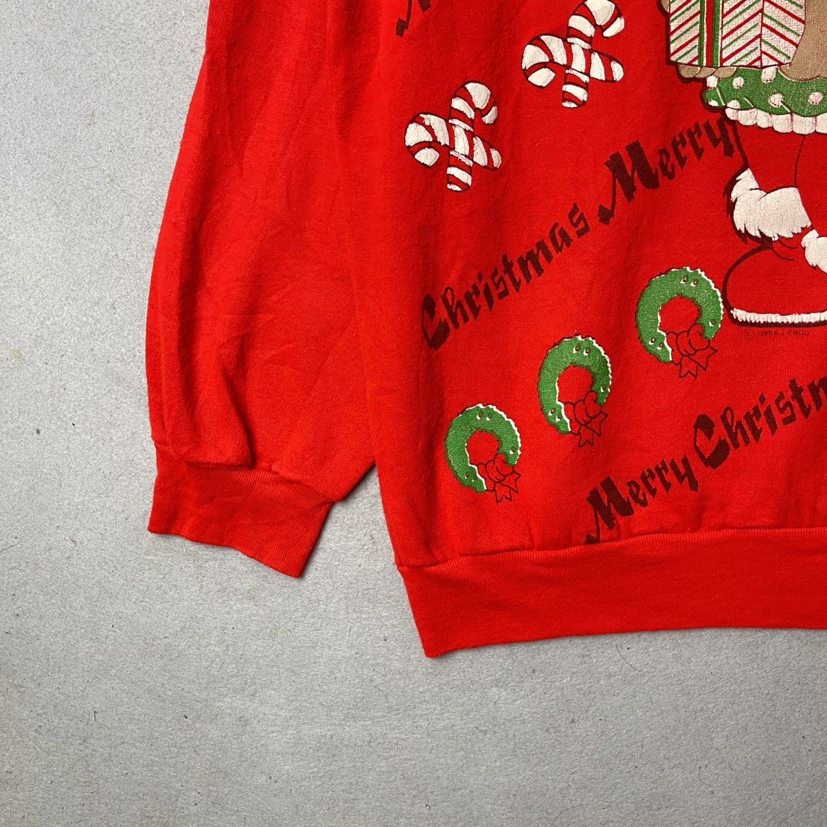 Vintage Vintage 1989 Merry Christmas Bear Sweatshirt Size US L / EU 52-54 / 3 - 6 Thumbnail