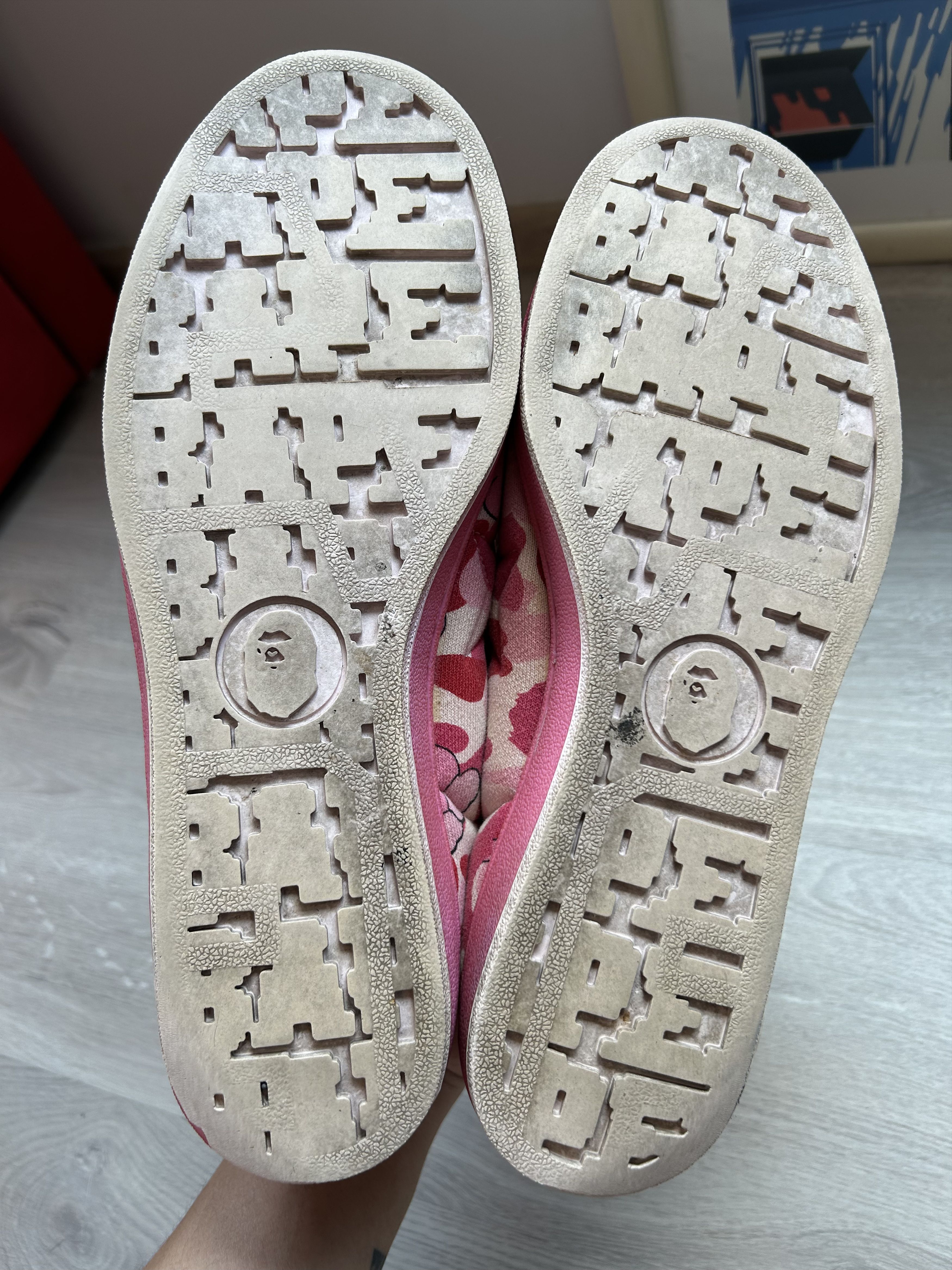 Bape × Kaws A Bathing Ape Skull Sta KAWS Pink Camo [11 US] Size US 11 / EU 44 - 14 Thumbnail