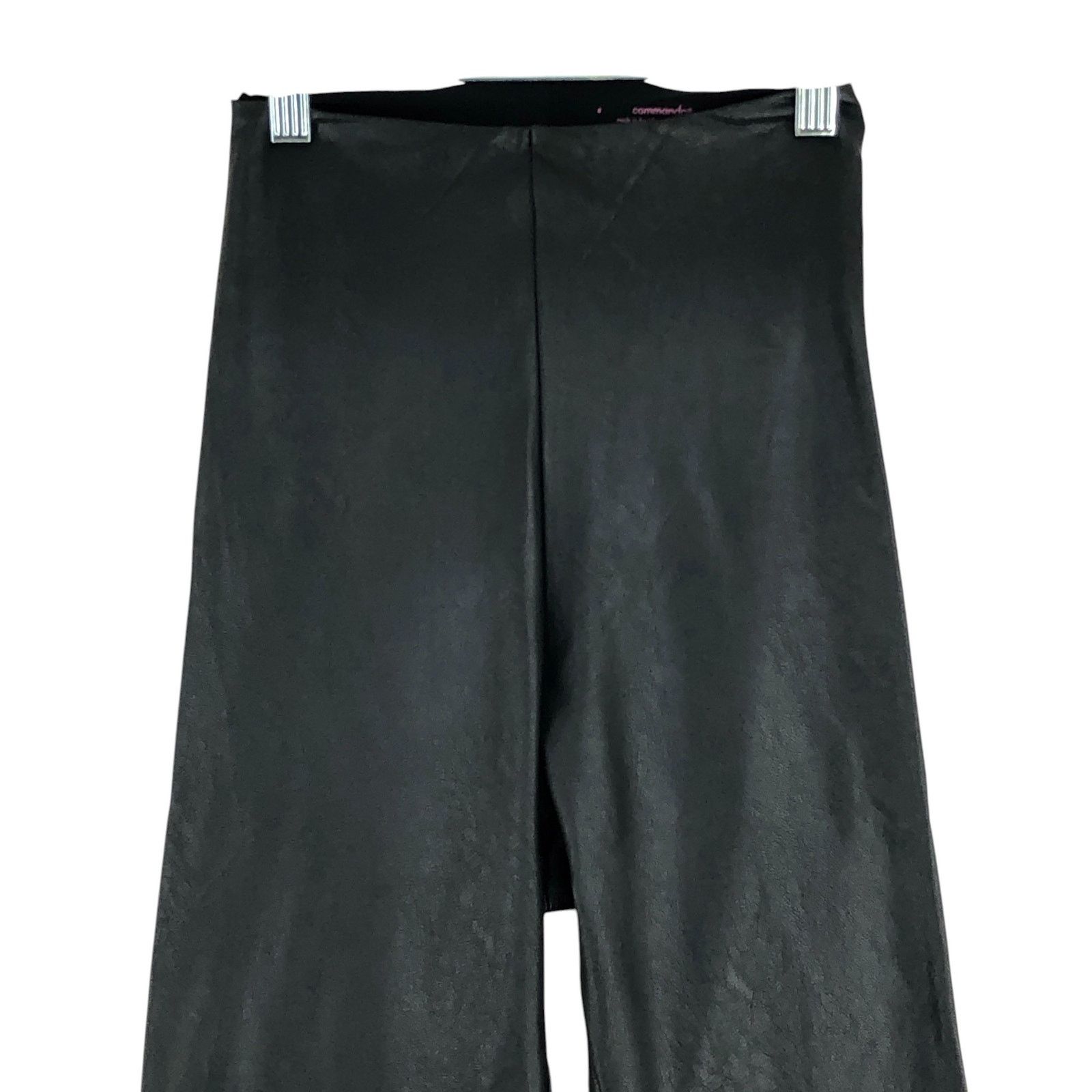 Commando Commando Sz S Leggings Faux Leather Stretch High Rise Black Size 22" - 2 Thumbnail