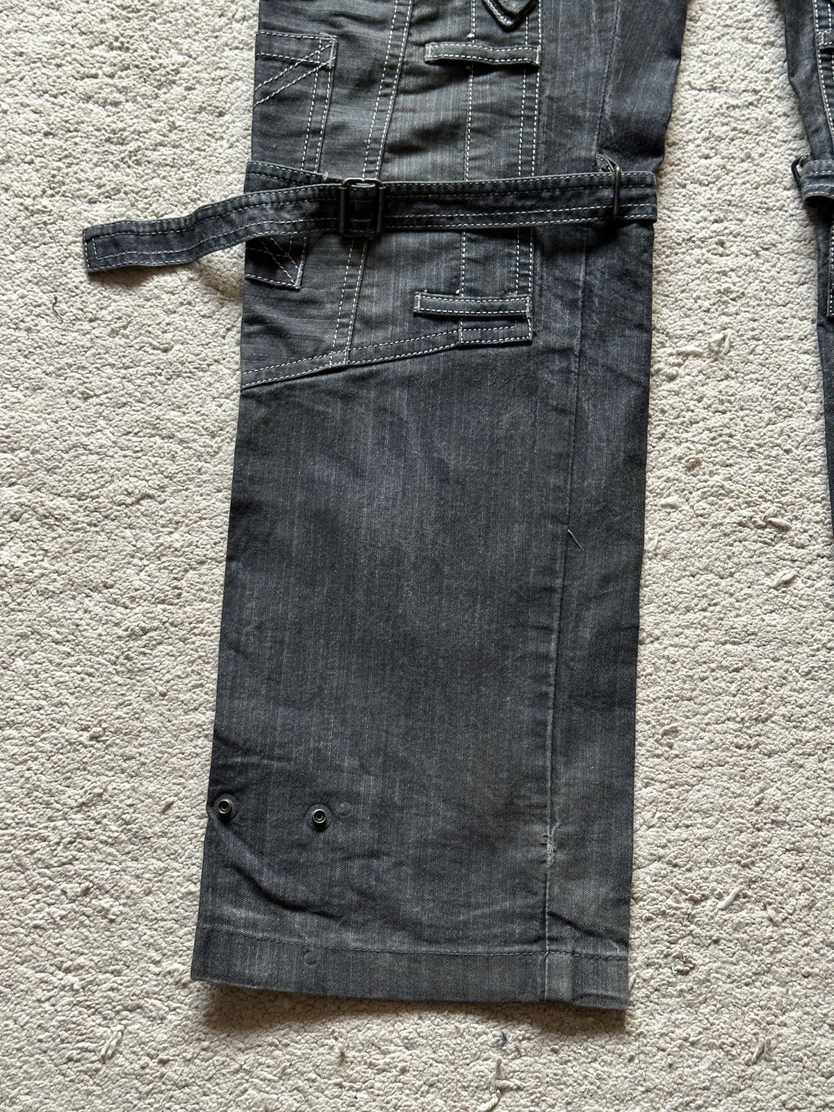 Kiminori Morishita 2000s Halb Waist Knee cargo Pant Size US 32 / EU 48 - 9 Thumbnail