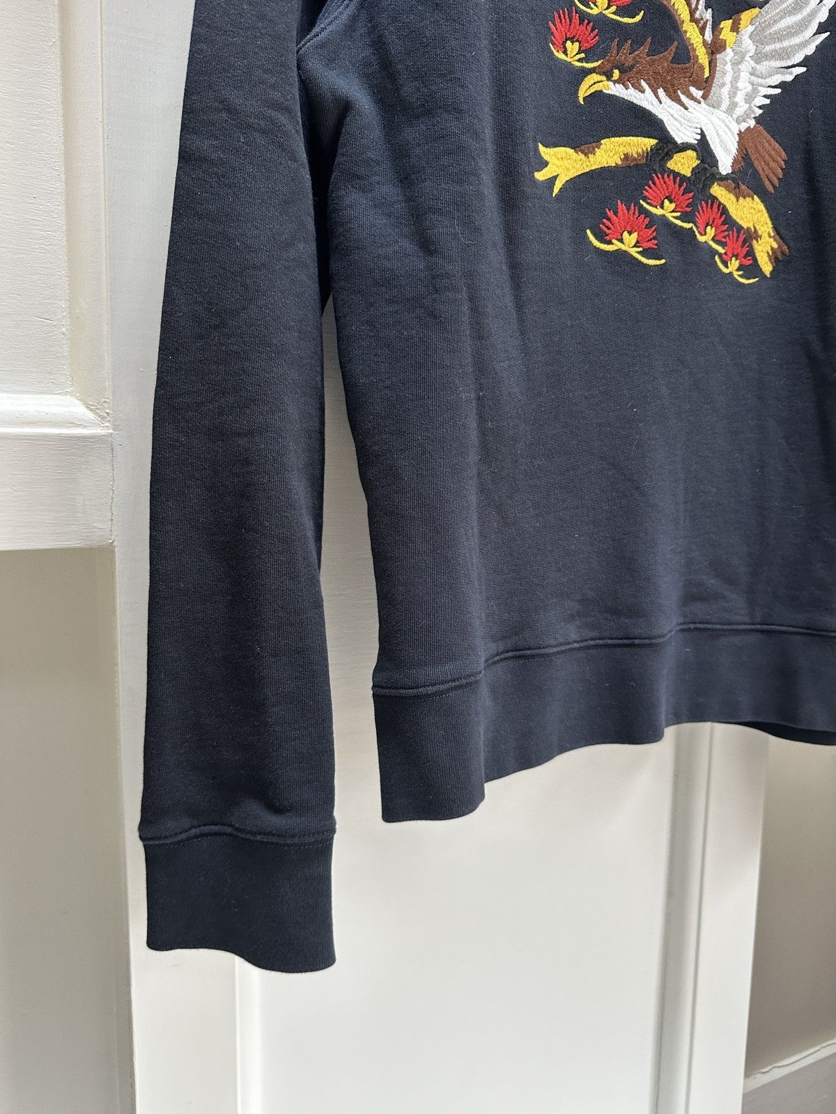 Sandro Eagle Motif Embroidered Sweater Size US M / EU 48-50 / 2 - 3 Thumbnail