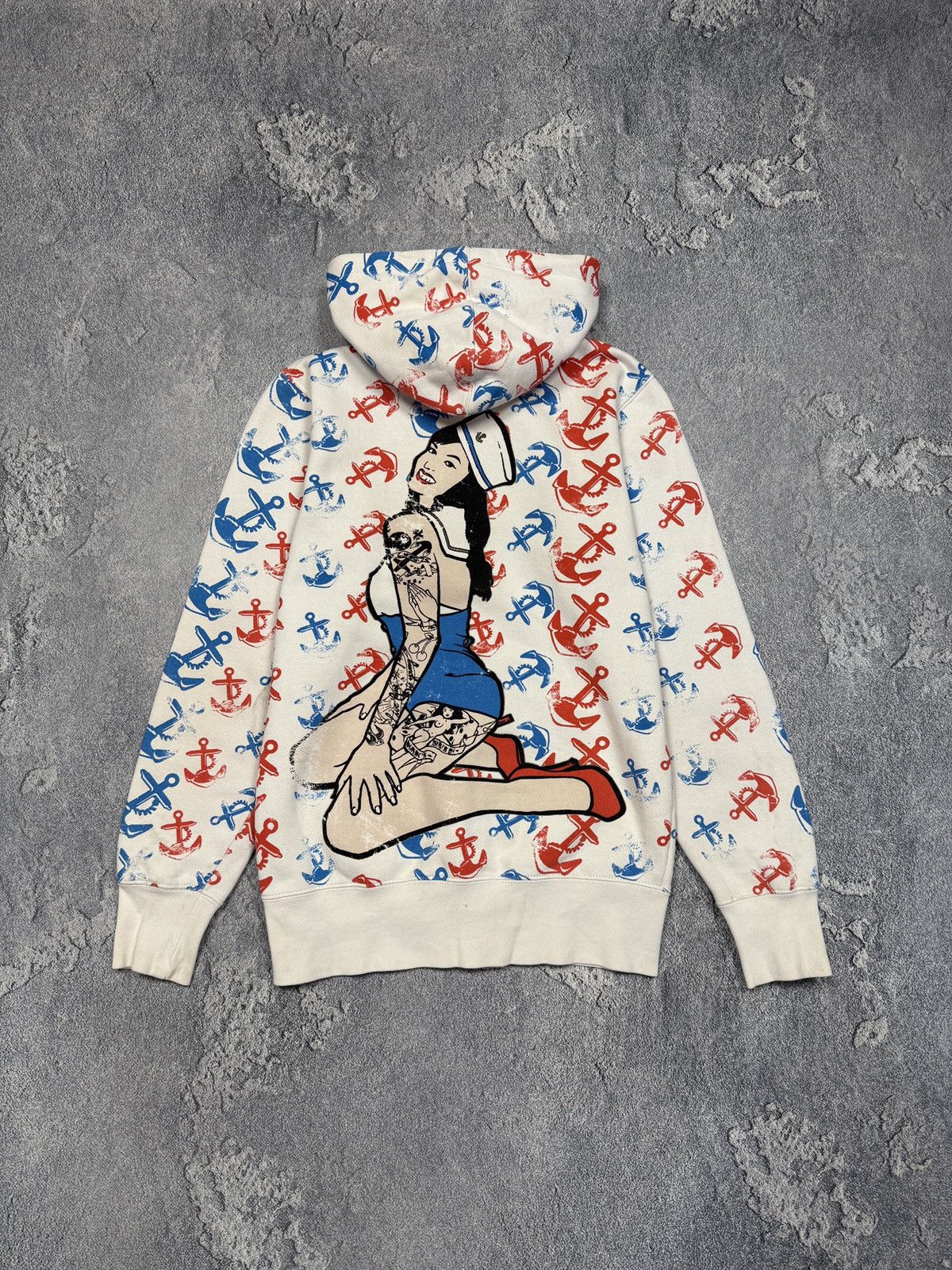 Affliction Vintage Affliction Style Chainsaw Iron Fist Zip Hoodie Size US M / EU 48-50 / 2 - 9 Thumbnail