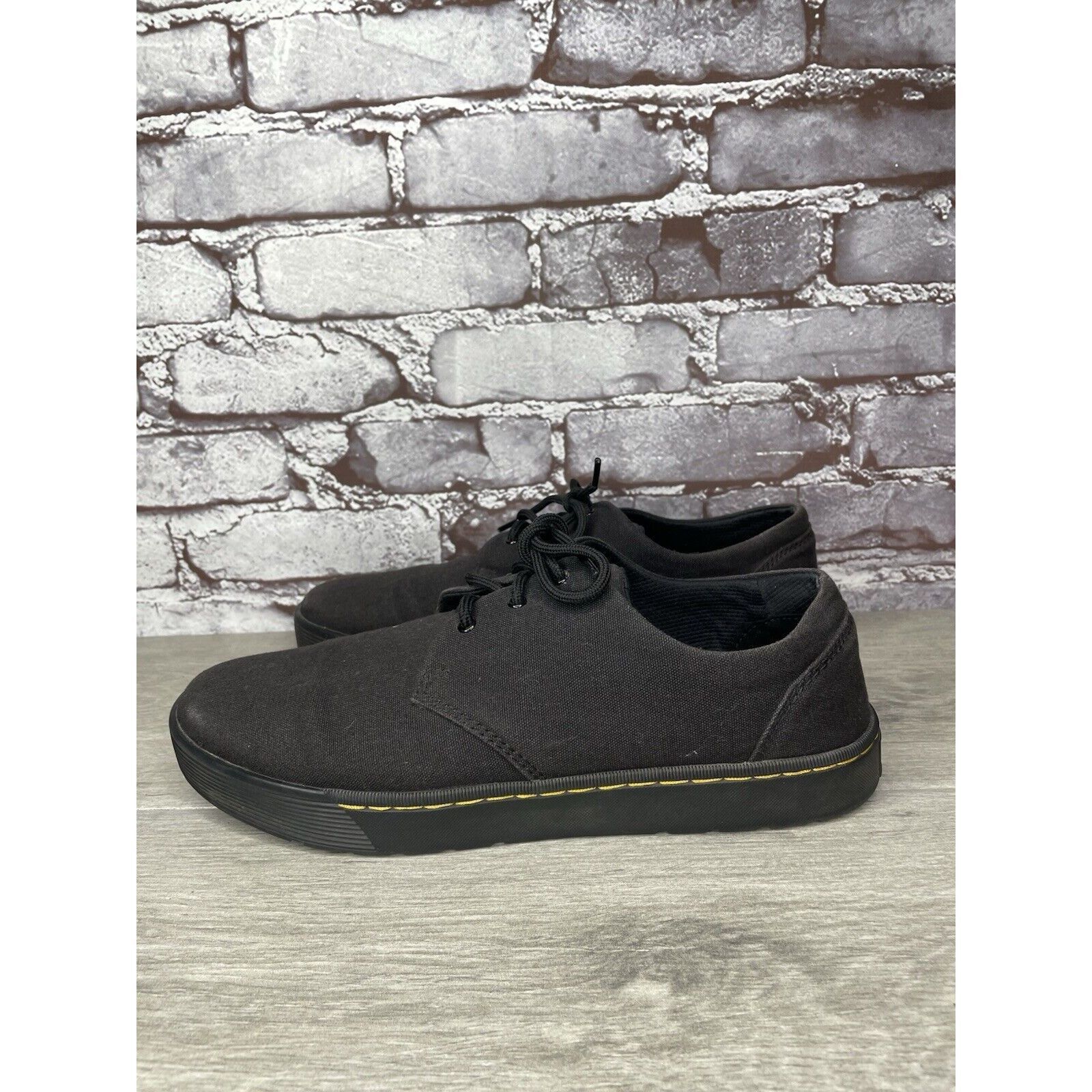 Dr. Martens Dr. Martens Cairo Lo Black Canvas Fabric Oxfords  display picture 2