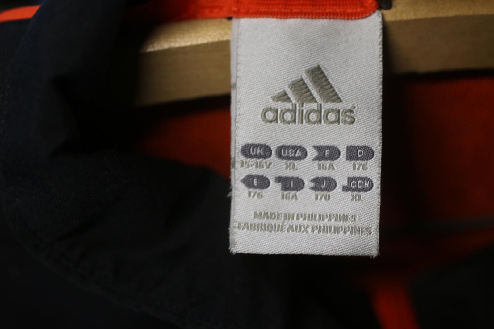 Adidas Adidas BlackORANGE Track Jacket Full Zip Athletic Streetwear Size US XL / EU 56 / 4 - 6 Thumbnail