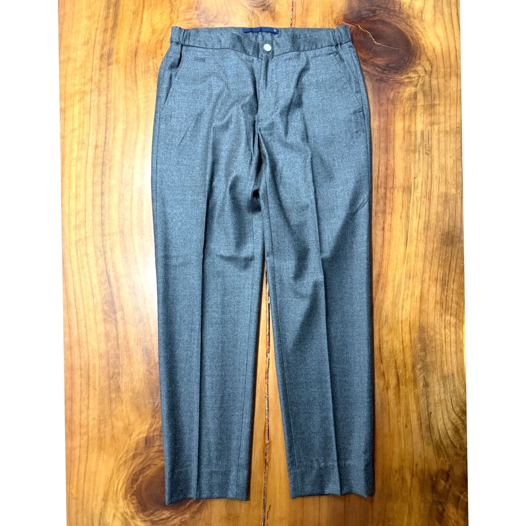 Incotex INCOTEX Dress Pants 32 x 30 Wool Straight Flat Regular fit Designer S3-4 Mens Gray Size US 32 / EU 48 - 2 Thumbnail