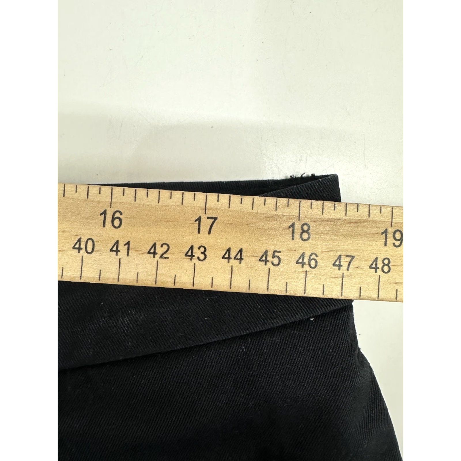 Haggar Hagger Mens Dress Pants Size 37x30 actual Black Pocket Size US 37 - 7 Thumbnail