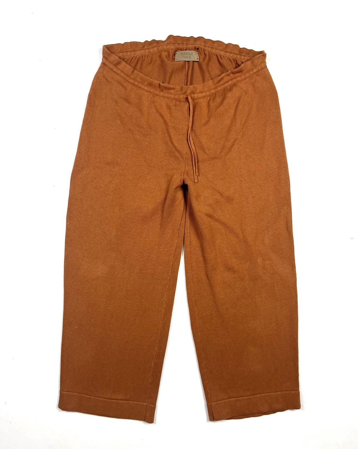 Folk Jungle Folk Streetwear Relaxed Jogger Pants Orange Size US 31 - 1 Thumbnail