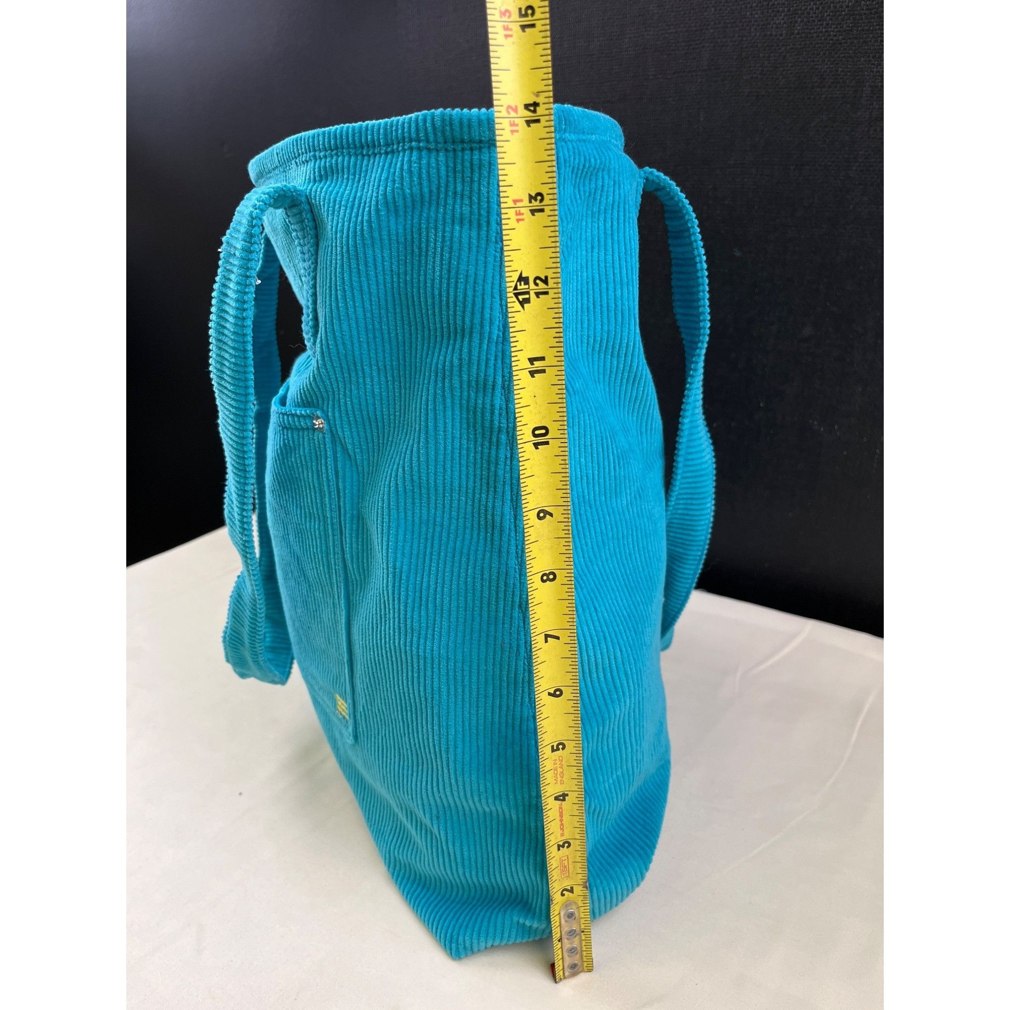 Bdg BDG Women's Blue Corduroy Shoulder Tote Bag SKU 5177 Size ONE SIZE - 6 Thumbnail