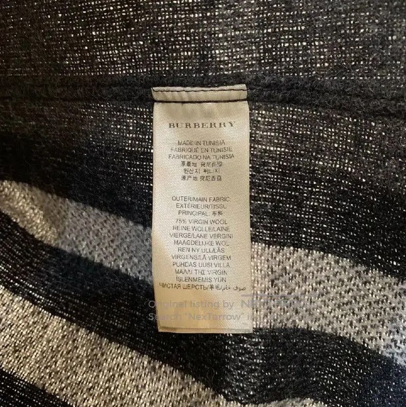 Burberry Burberry Black Wool Men's Outerwear Jacket. Size US L / EU 52-54 / 3 - 4 Thumbnail