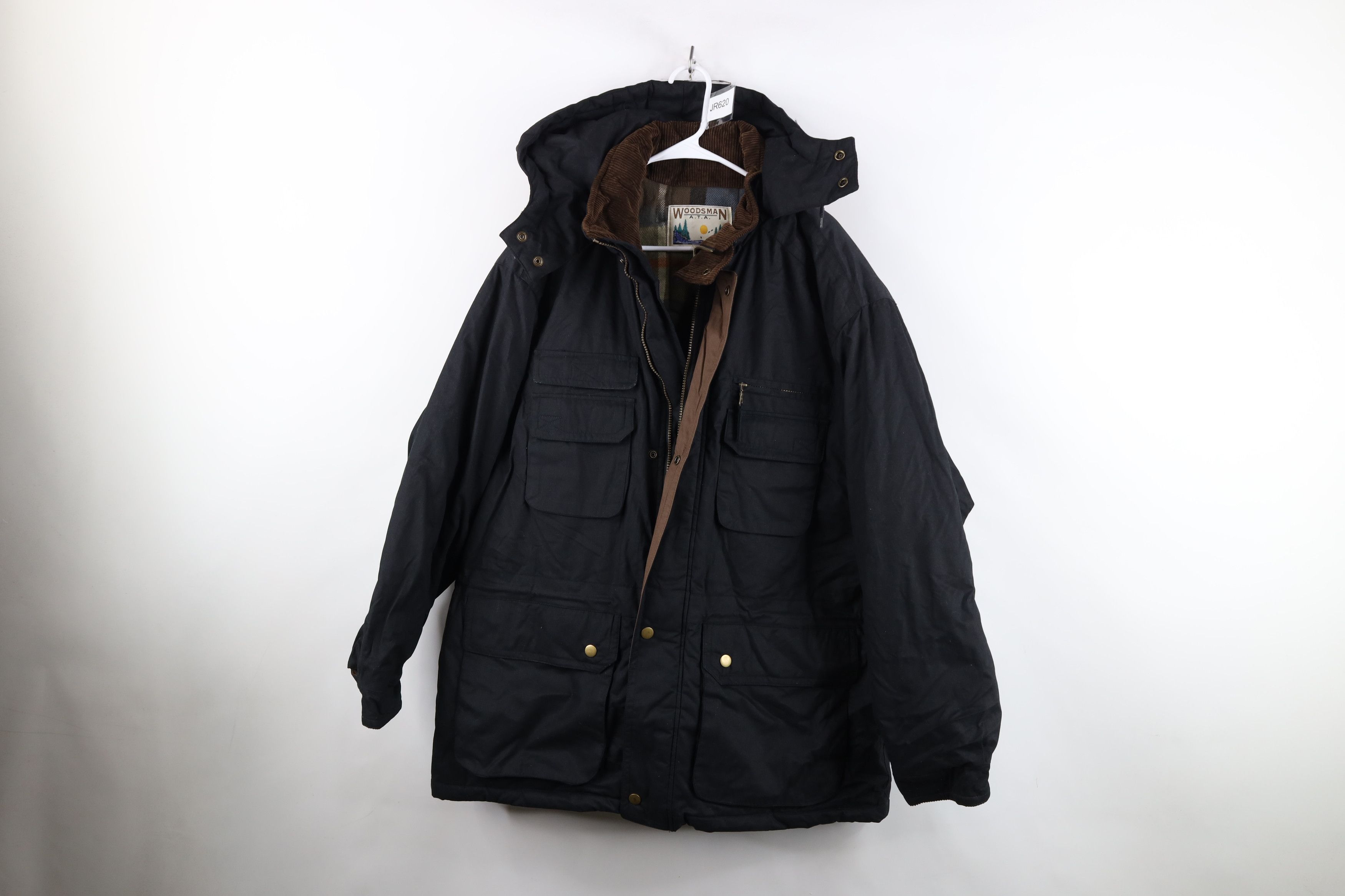 Vintage 90s Streetwear Heavyweight Hooded Puffer Jacket