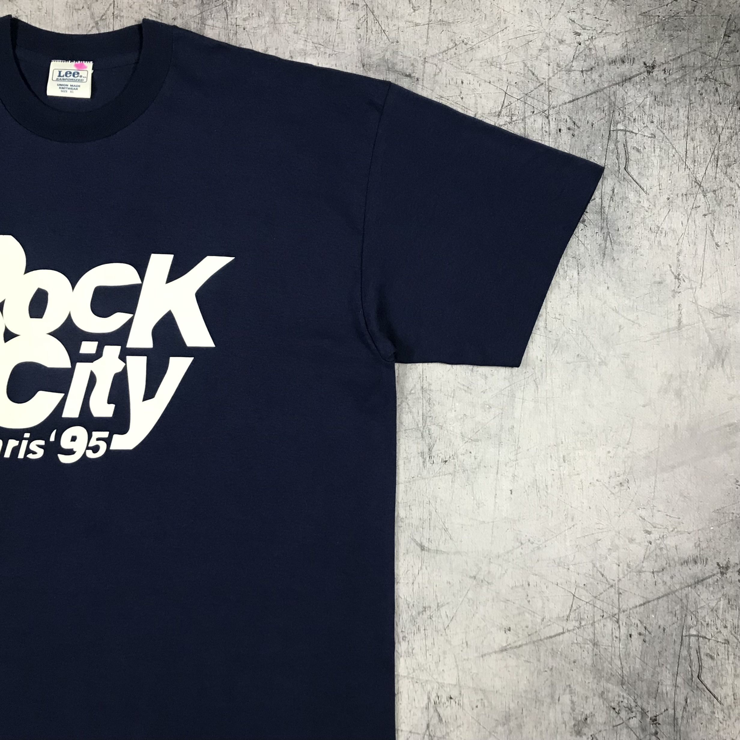 Mtv Vintage 1995 MTV Europe Music Awards Rock City Paris Lee Tee Size US XL / EU 56 / 4 - 7 Thumbnail