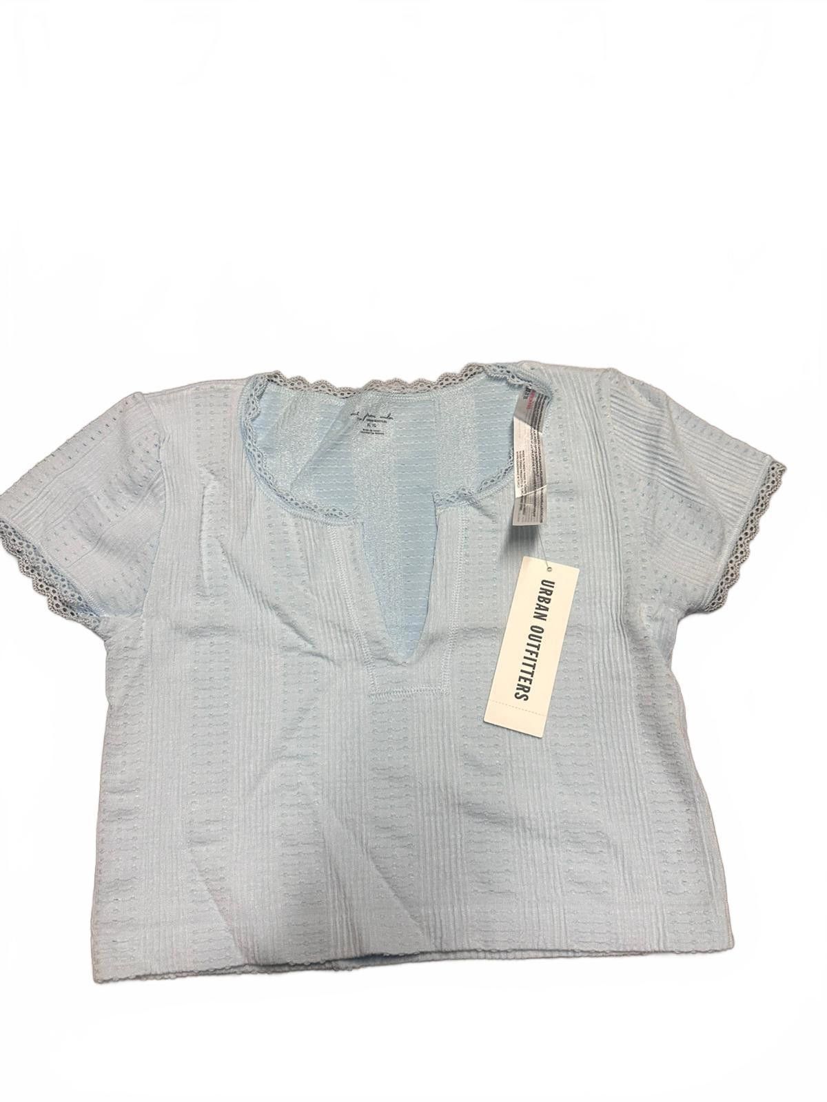 Urban Outfitters Urban Outfitters Light Blue Textured Top Size XL / US 12-14 / IT 48-50 - 2 Thumbnail