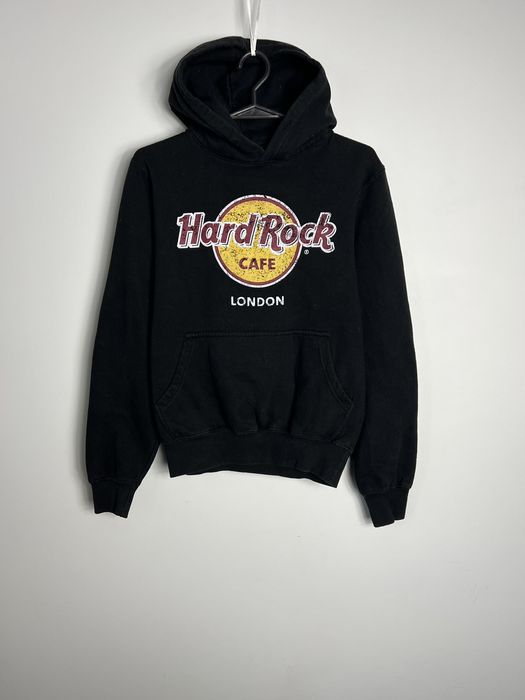 Black hard rock cafe hot sale hoodie