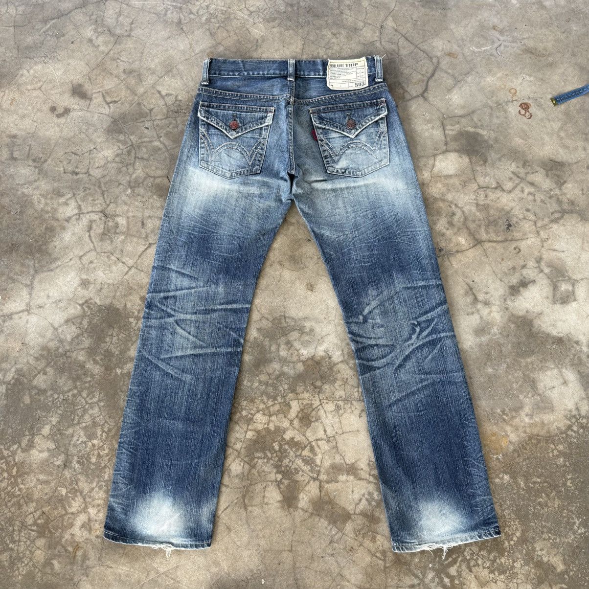 Edwin W33x31.5 Vintage Edwin 503 Faded Mud Wash Denim Jean Size US 33 - 10 Thumbnail