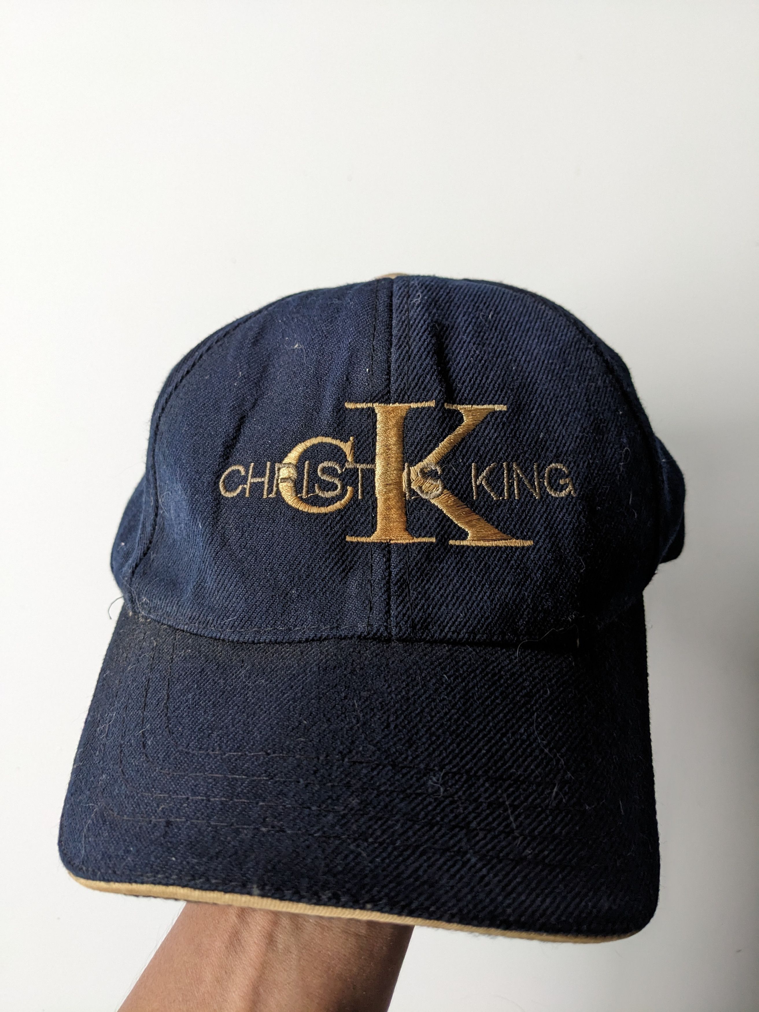 Calvin Klein × Vintage Vintage Christ Is King parody Ck cap Size ONE SIZE - 1 Thumbnail