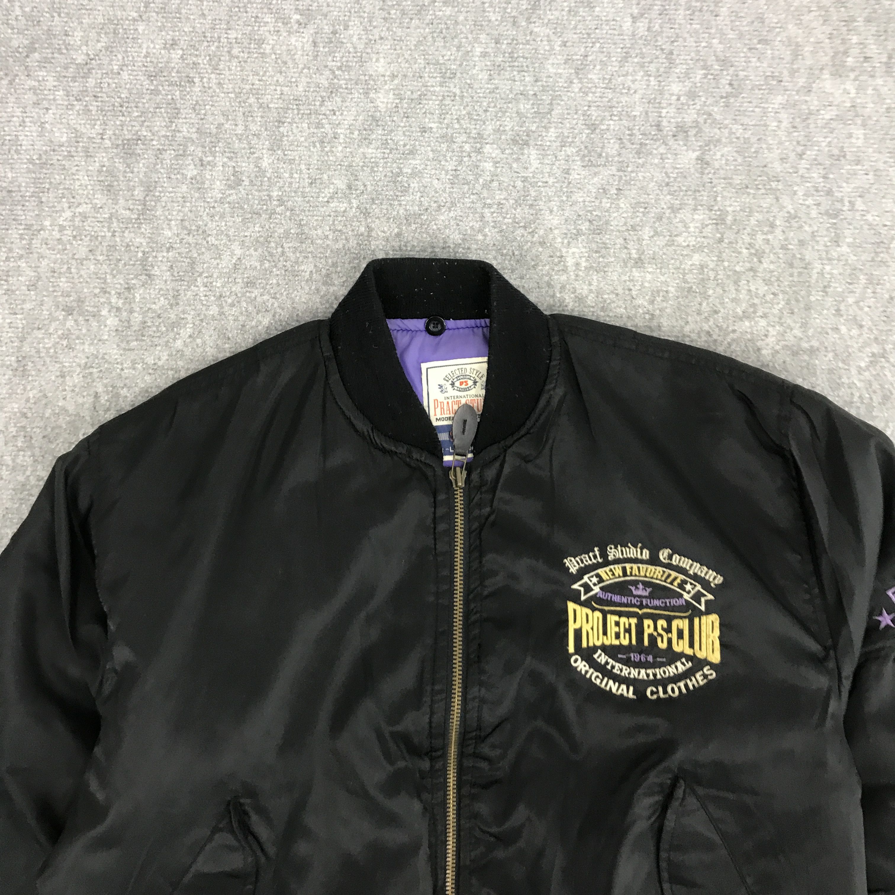Japanese Brand SPACIAL PRACT AUTHENTIC BOMBER JACKET Size US L / EU 52-54 / 3 - 3 Thumbnail