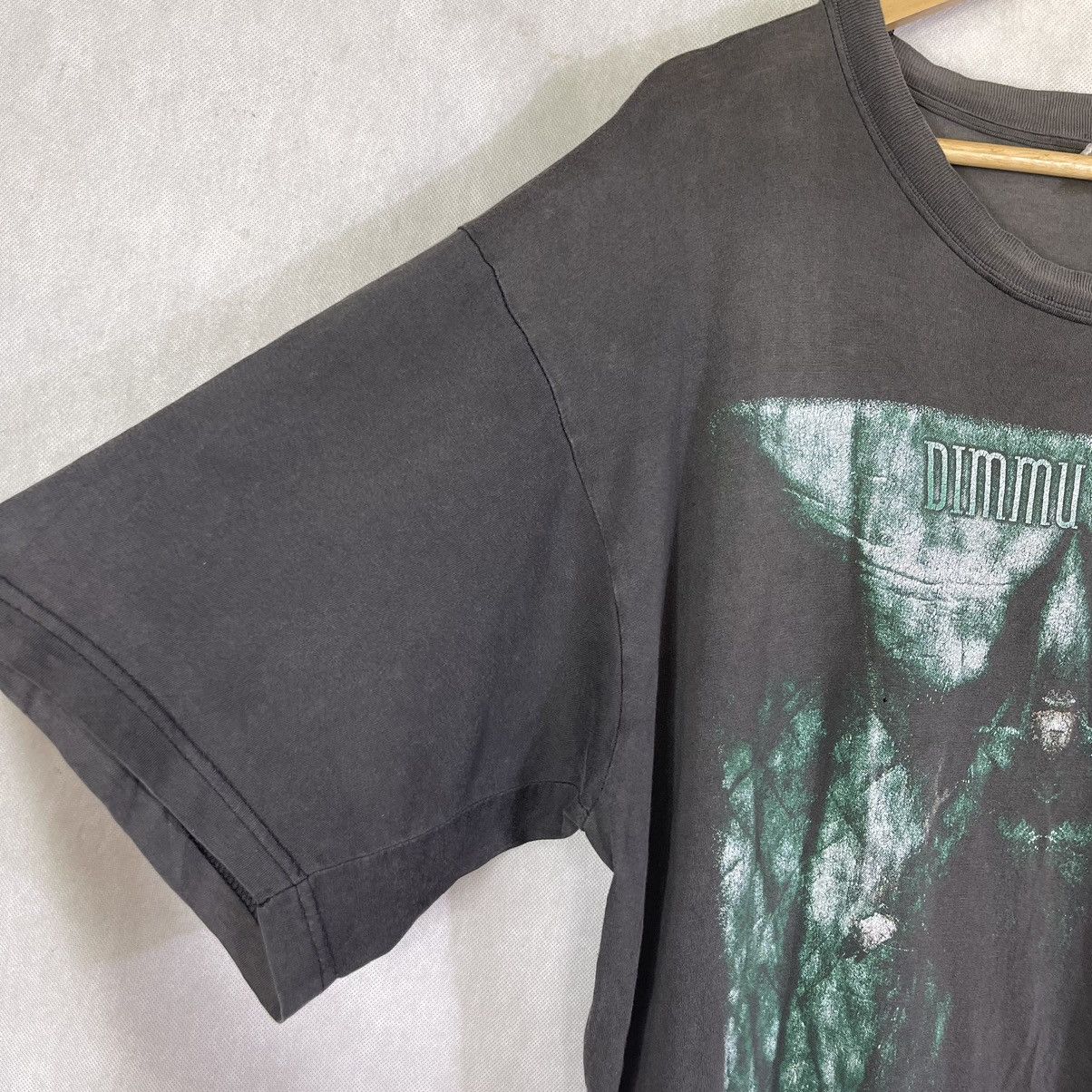 Band Tees × Vintage Vintage Dimmu Borgir Fades Distressed Paper Thin Tee Xlarge Size US XL / EU 56 / 4 - 9 Thumbnail