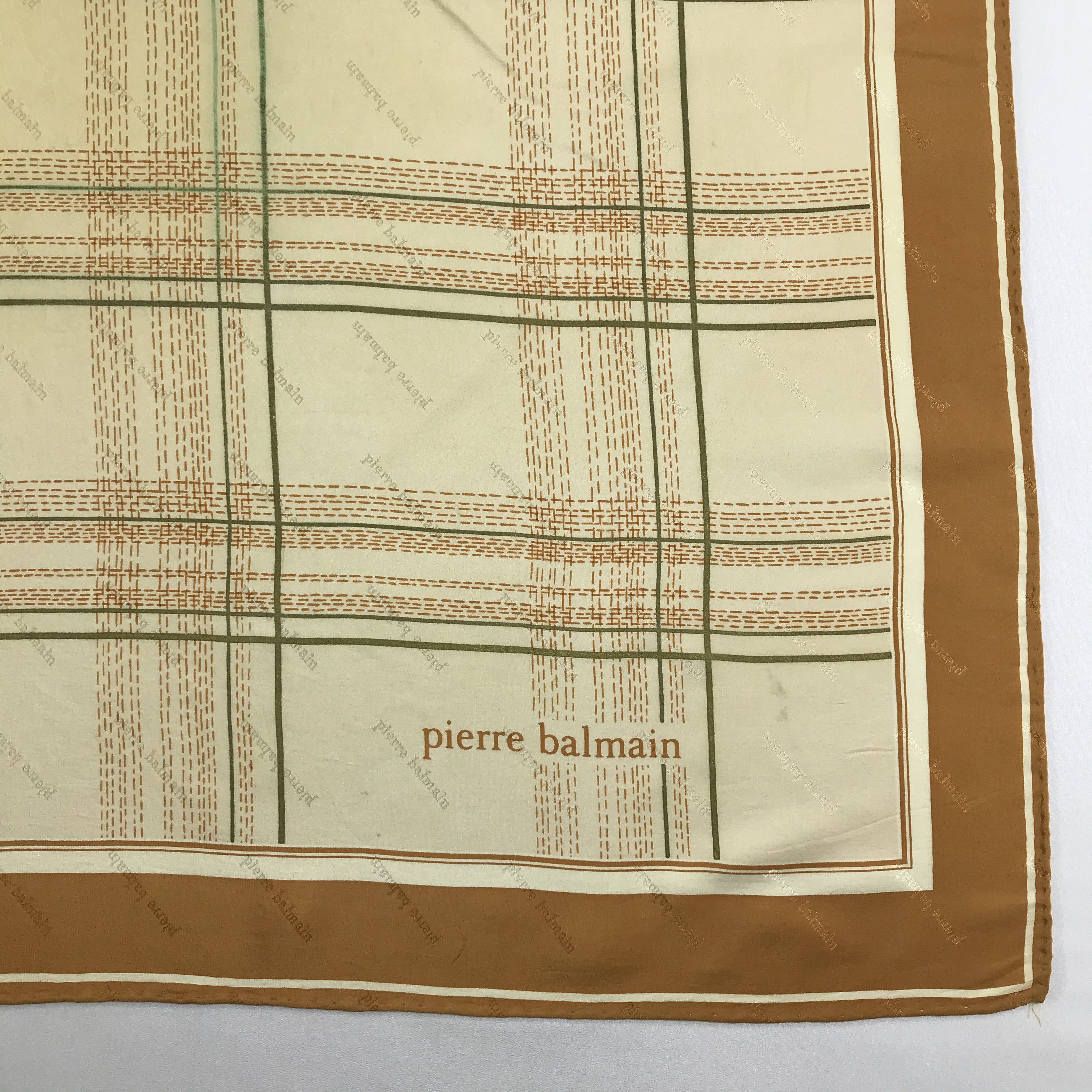 Pierre Balmain Vintage Pierre Balmain Silk Scarf Size ONE SIZE - 4 Thumbnail