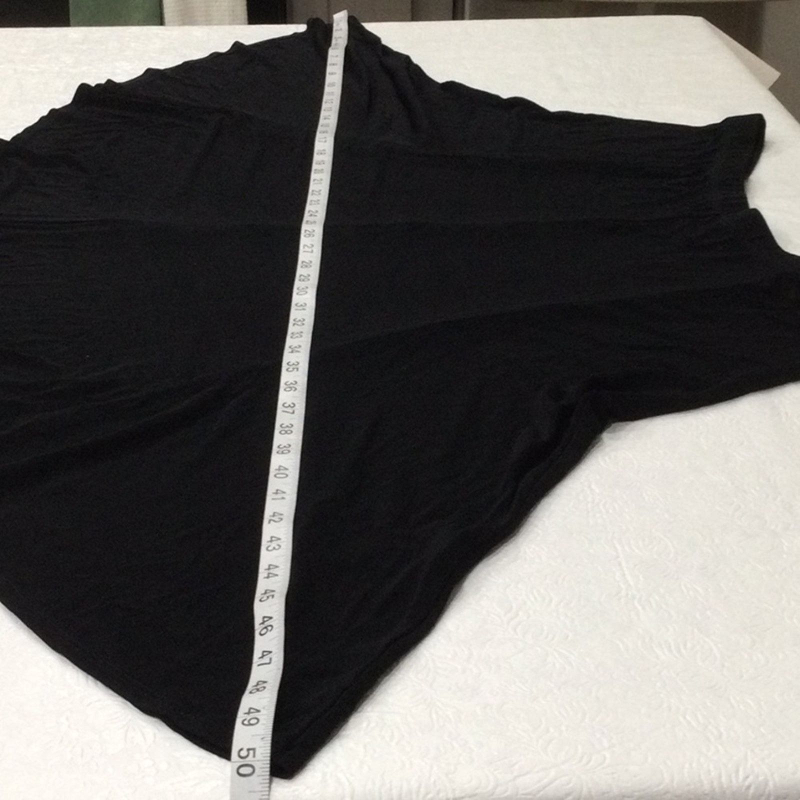 Chicos Travelers by Chico's Black Full A-Line Skirt Size 3/XL/16 Size 38" / US 16 / IT 52 - 11 Thumbnail