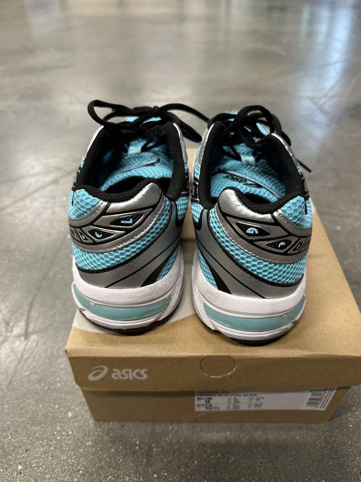Asics ASICS Gel-1130 Larimar Blue Silver Size US 9 / EU 42 - 3 Thumbnail