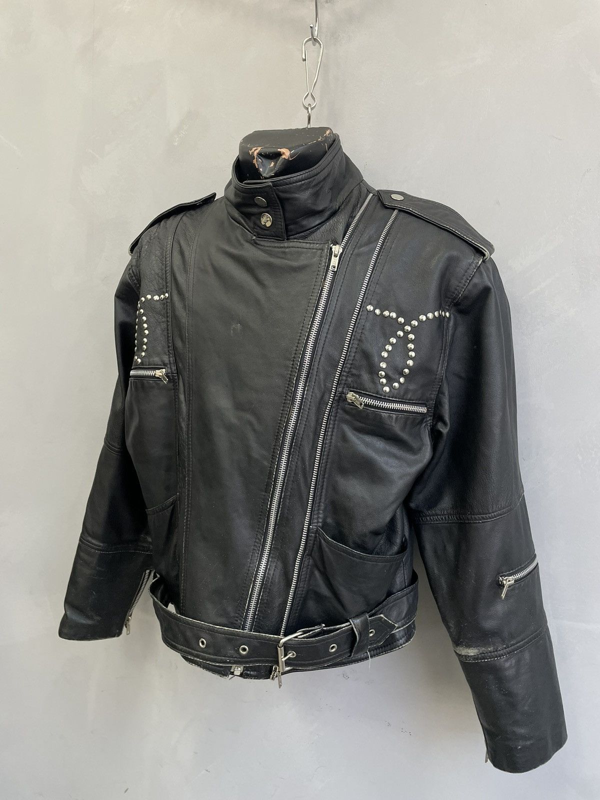 Harley Davidson If six was nine leather biker jacket 90s harley davidson Size US S / EU 44-46 / 1 - 1 Thumbnail