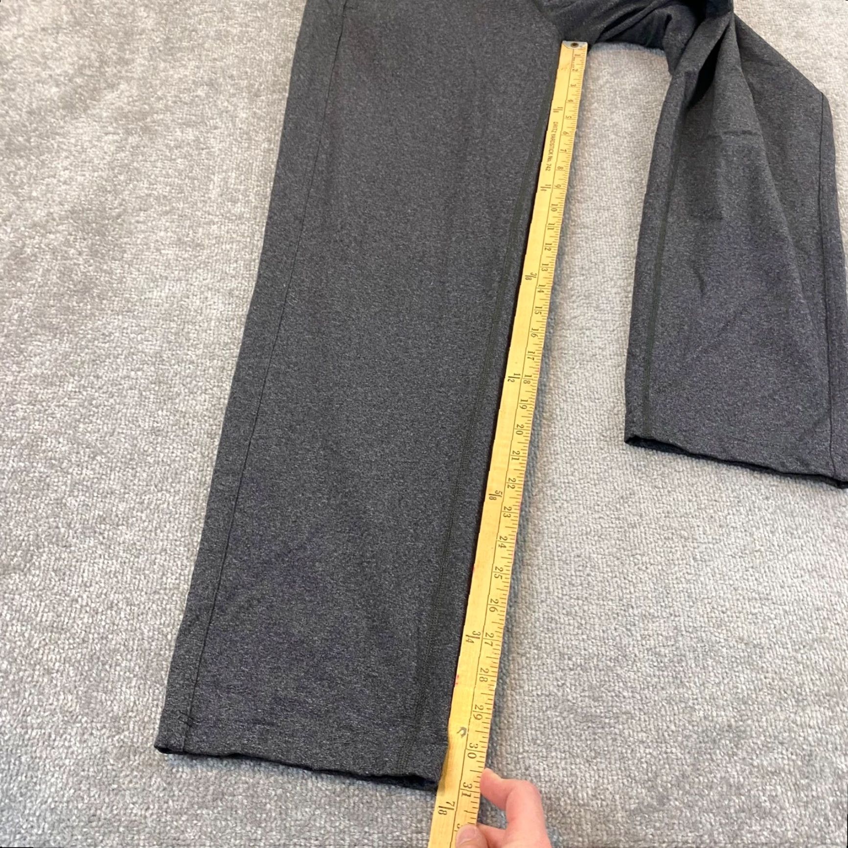 Lululemon Lululemon Pants Mens Small 26x31 Dark Gray Athleisure Workout Drawstring Pull Size US 29 - 5 Thumbnail