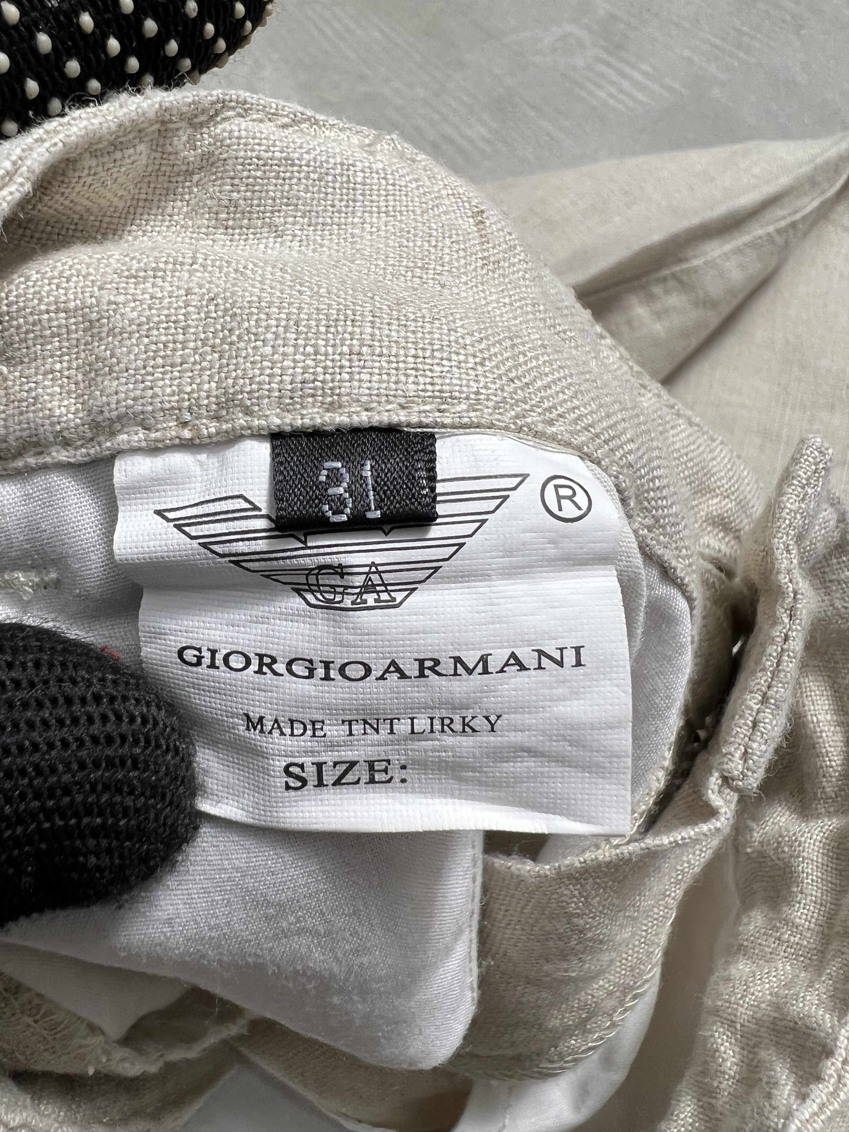 Giorgio Armani Giorgio Armani Hemp Pant GTMPT253 Size US 31 - 7 Thumbnail