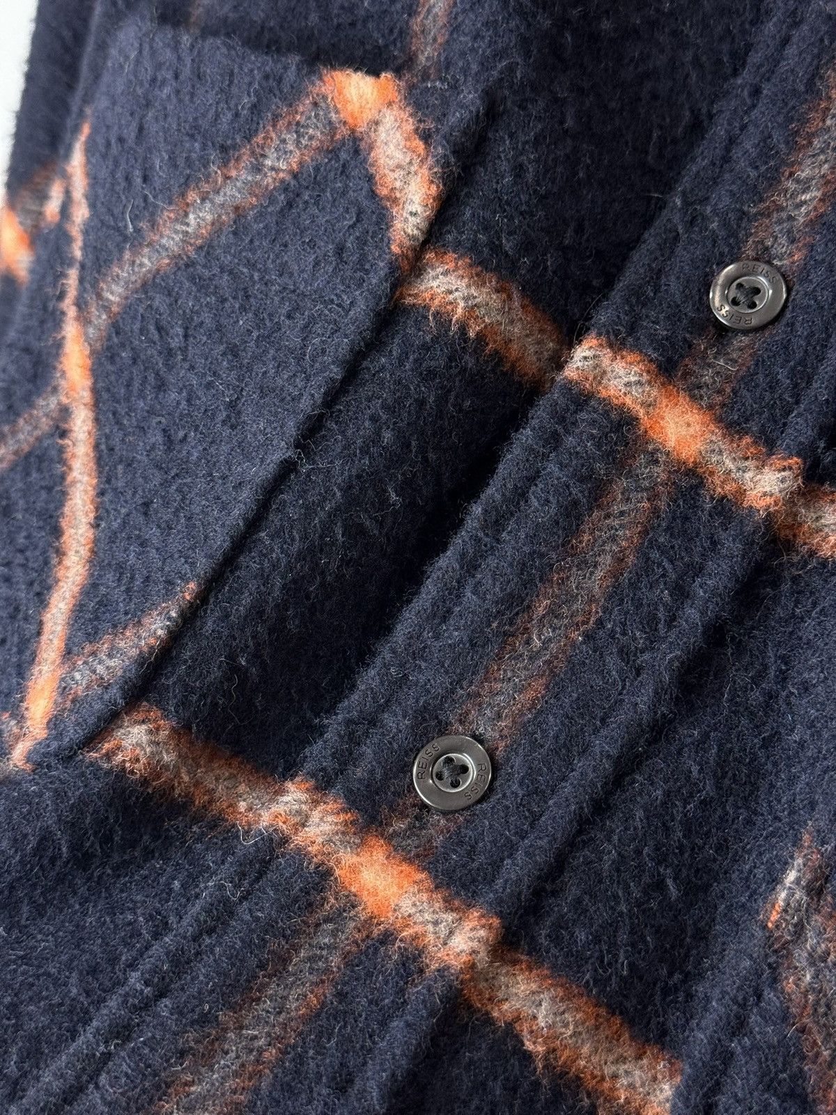 Reiss Luxury Reiss Checkered Plaid Shirt Flannel Hype Size US M / EU 48-50 / 2 - 4 Thumbnail