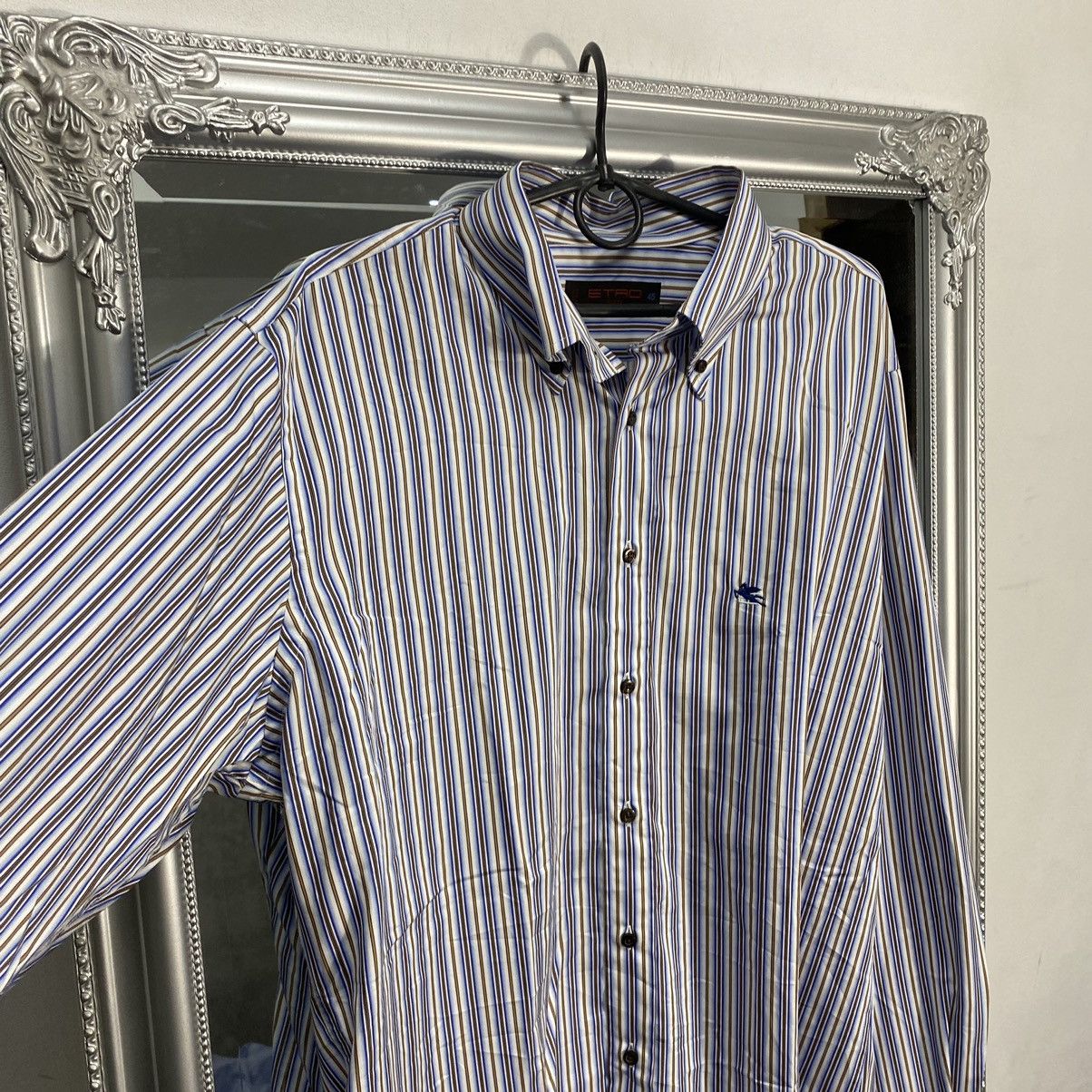 Etro Vintage Etro shirt men button Ups Size US XL / EU 56 / 4 - 7 Thumbnail