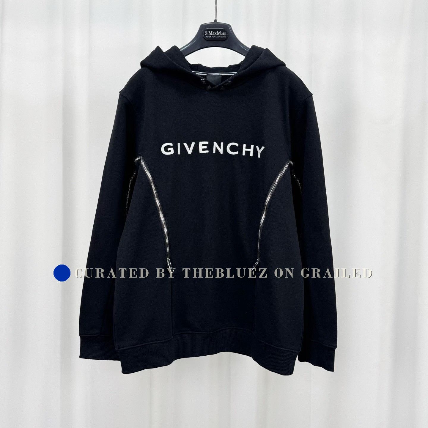 Givenchy Givenchy 25SS Zipper Embroidered Letter Hoodie Size US M / EU 48-50 / 2 - 1 Thumbnail