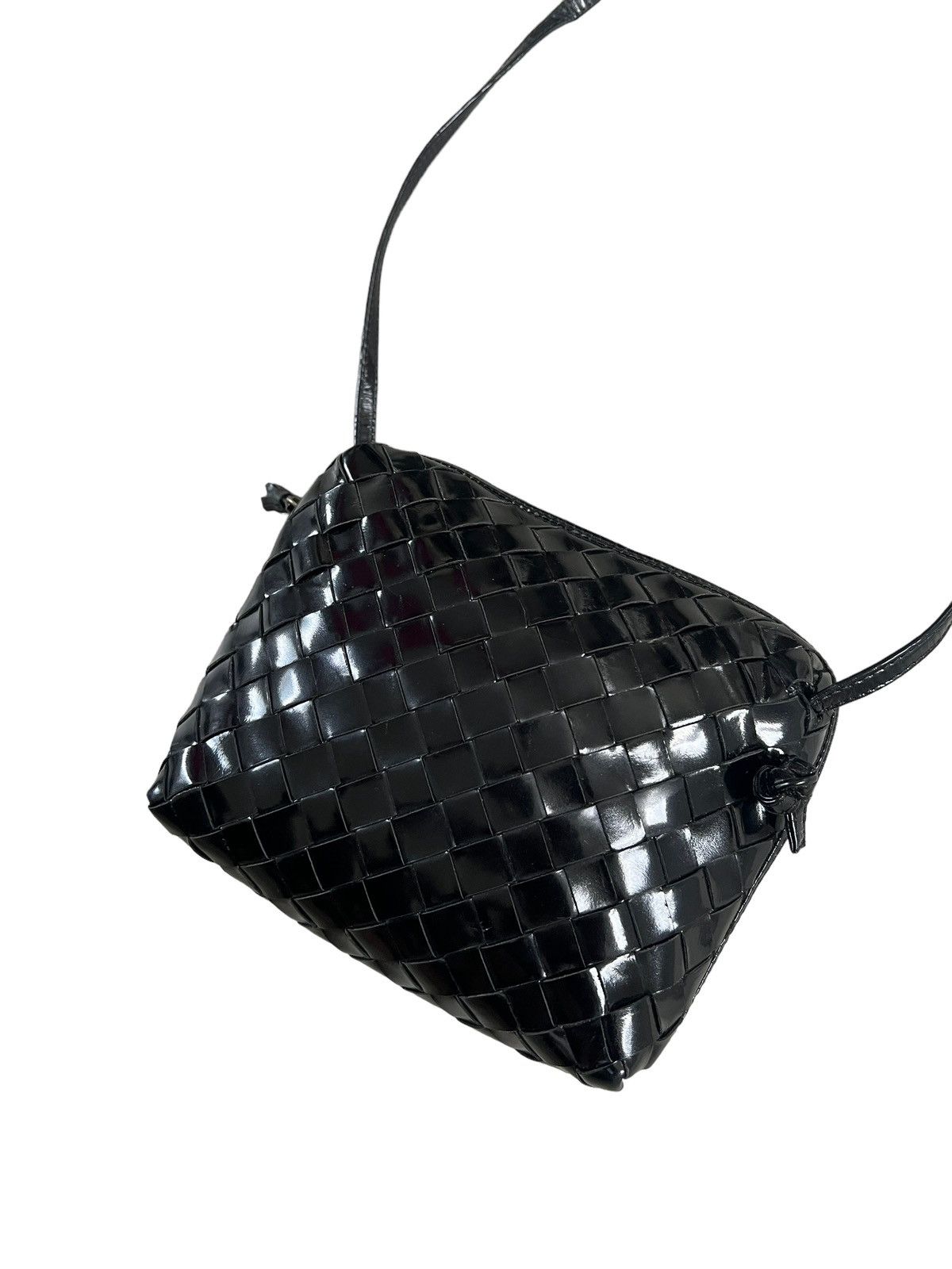 Bottega Veneta 1980s Bottega Veneta Intrecciato Leather Crossbody Bag Size ONE SIZE - 3 Thumbnail