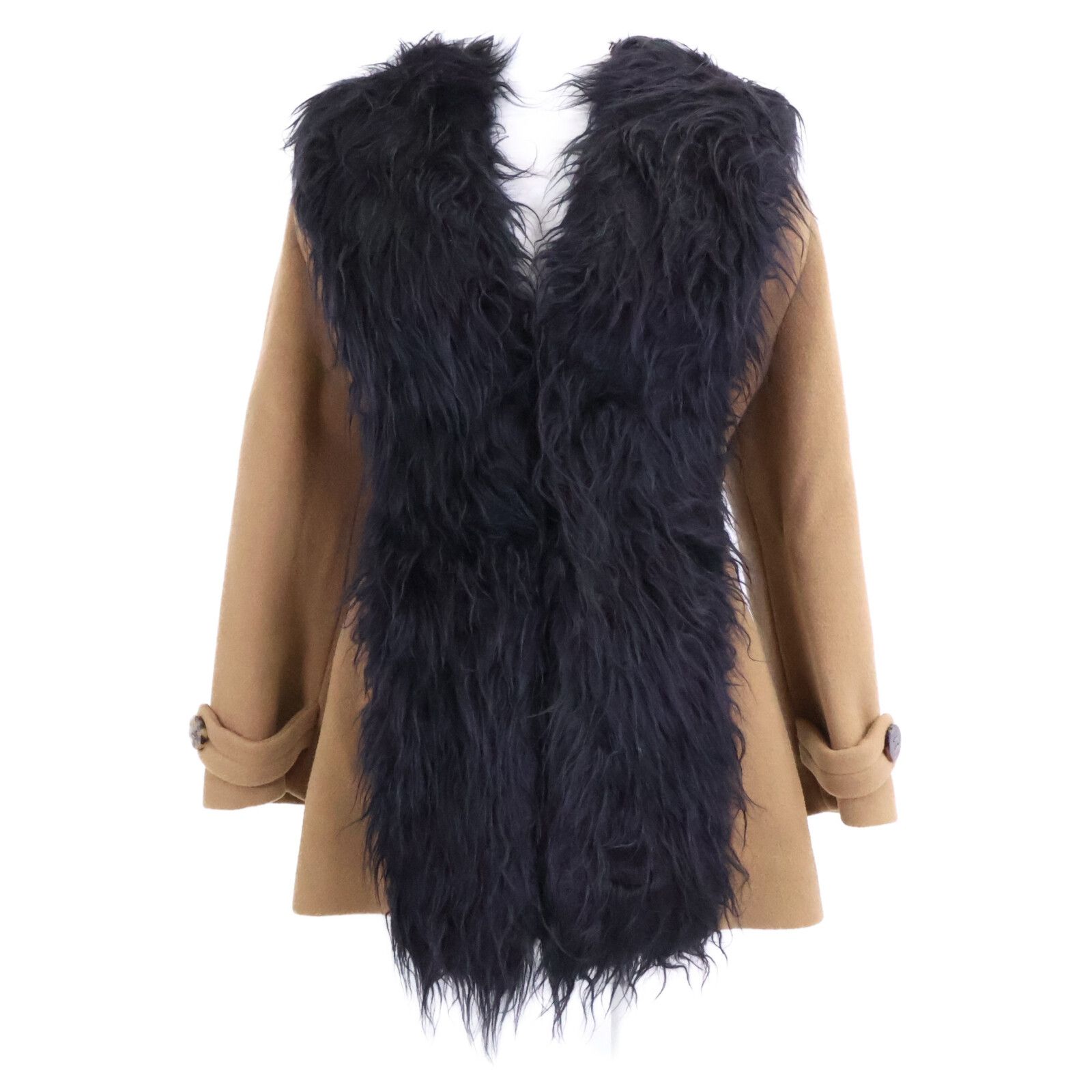 Miu Miu Miu Miu Miu Miu Mohair Collection Wool Jacket Textile Outerwear MH1627 DUTY FREE for USA Size ONE SIZE - 1 Thumbnail